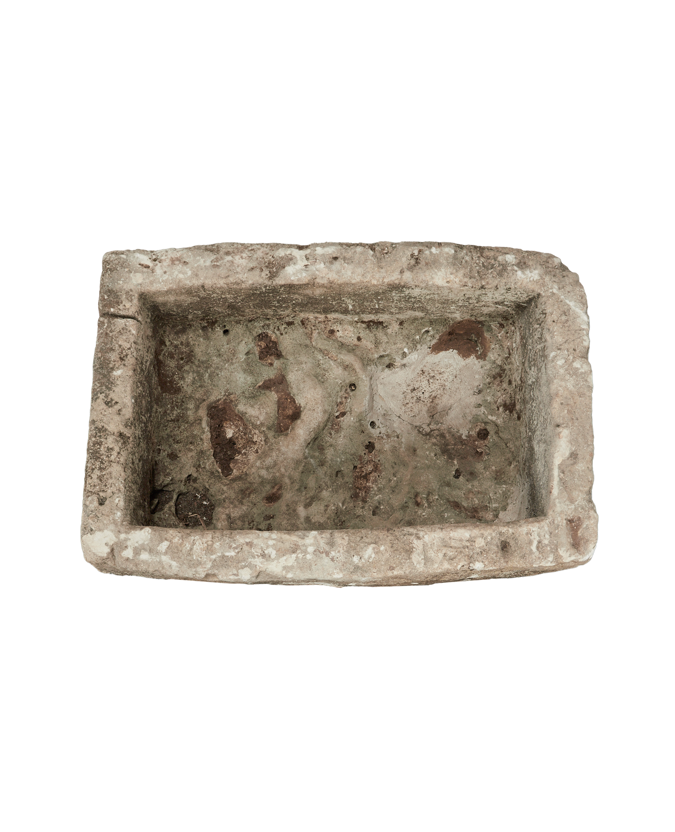 Vintage Limestone Trough - Rectangle from Indonesia - Planters, Fountains, & Water Features