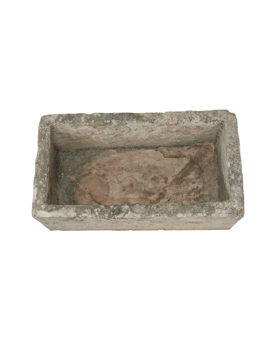 Vintage Limestone Trough - Rectangle from Indonesia - Planters, Fountains, & Water Features