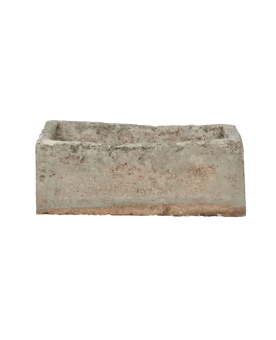 Vintage Limestone Trough - Rectangle from Indonesia - Planters, Fountains, & Water Features