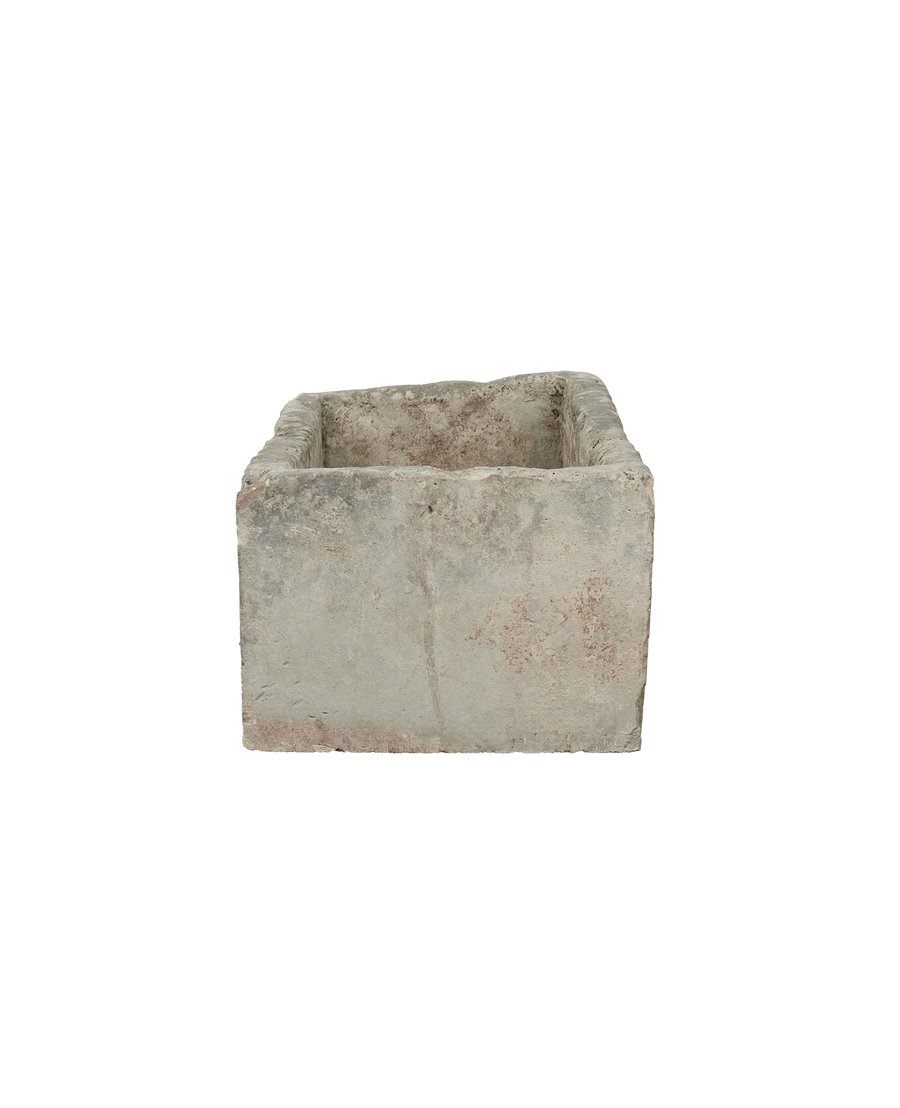 Vintage Limestone Trough - Rectangle from Indonesia - Planters, Fountains, & Water Features