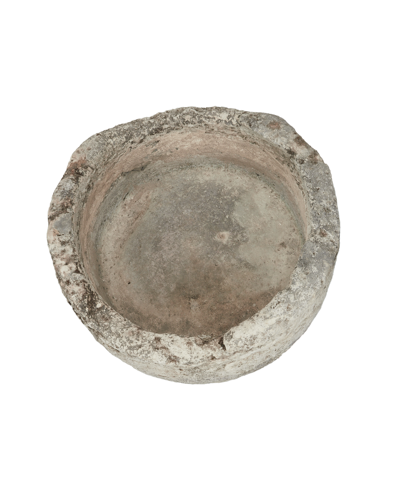 Vintage Limestone Trough - Round from Indonesia - Planters, Fountains, & Water Features