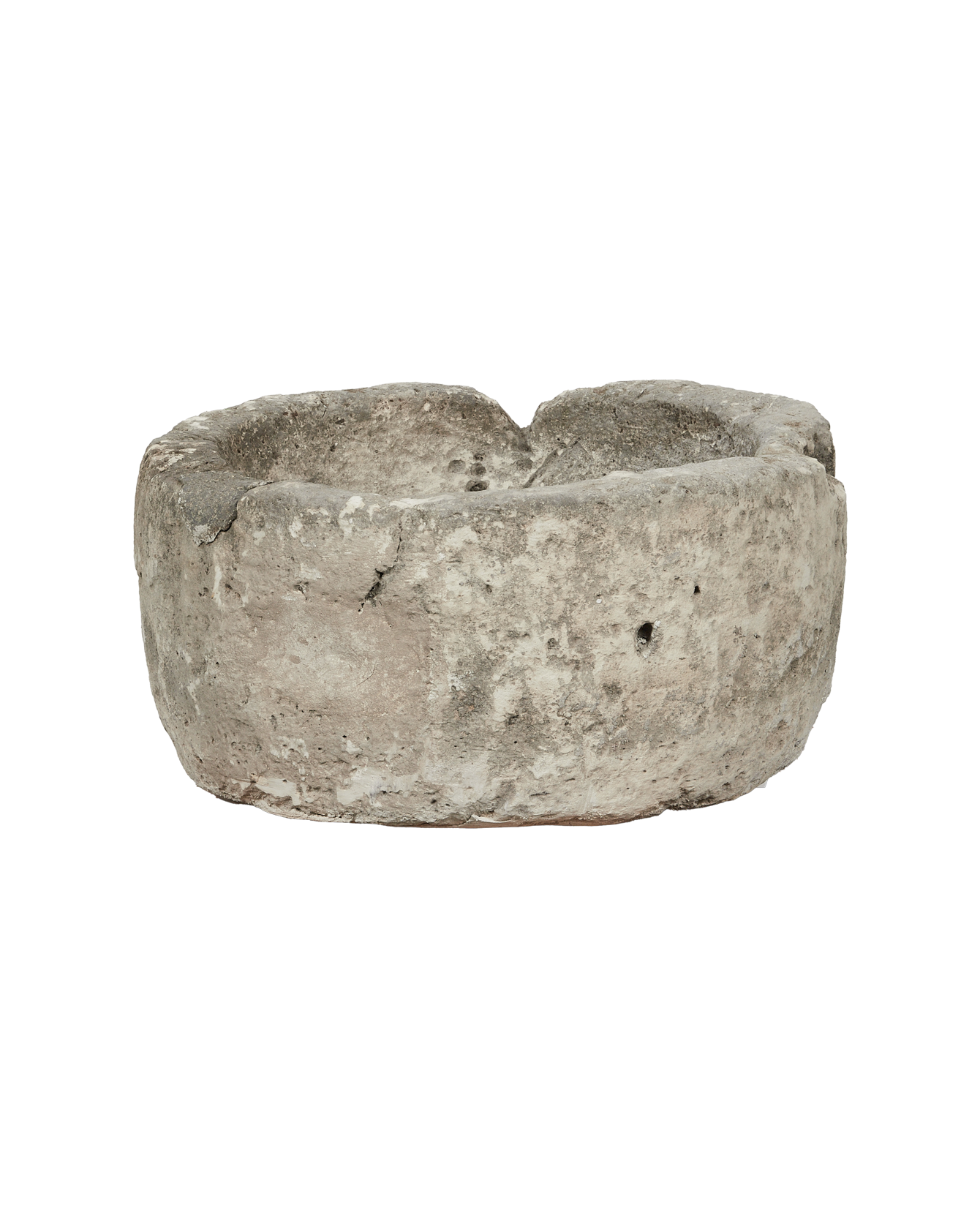 Vintage Limestone Trough - Round from Indonesia - Planters, Fountains, & Water Features