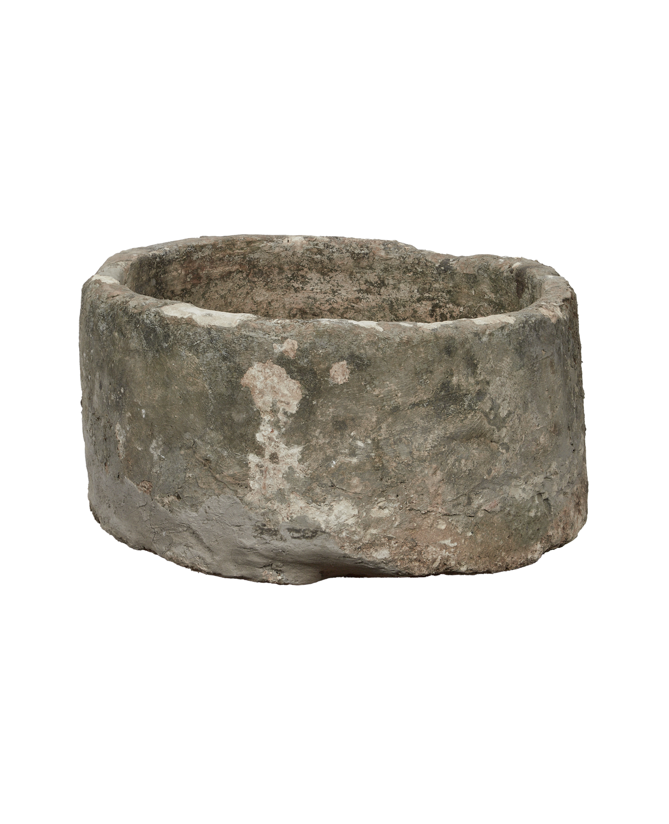 Vintage Limestone Trough - Round from Indonesia - Planters, Fountains, & Water Features