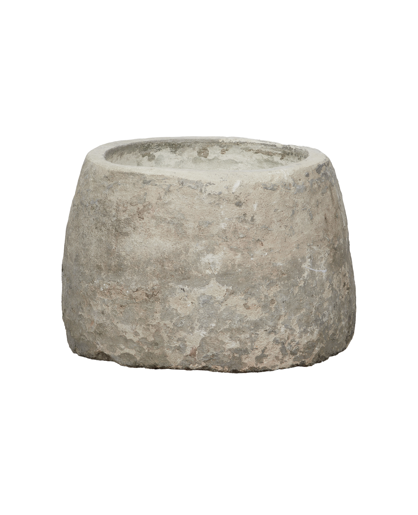 Vintage Limestone Trough - Round from Indonesia - Planters, Fountains, & Water Features