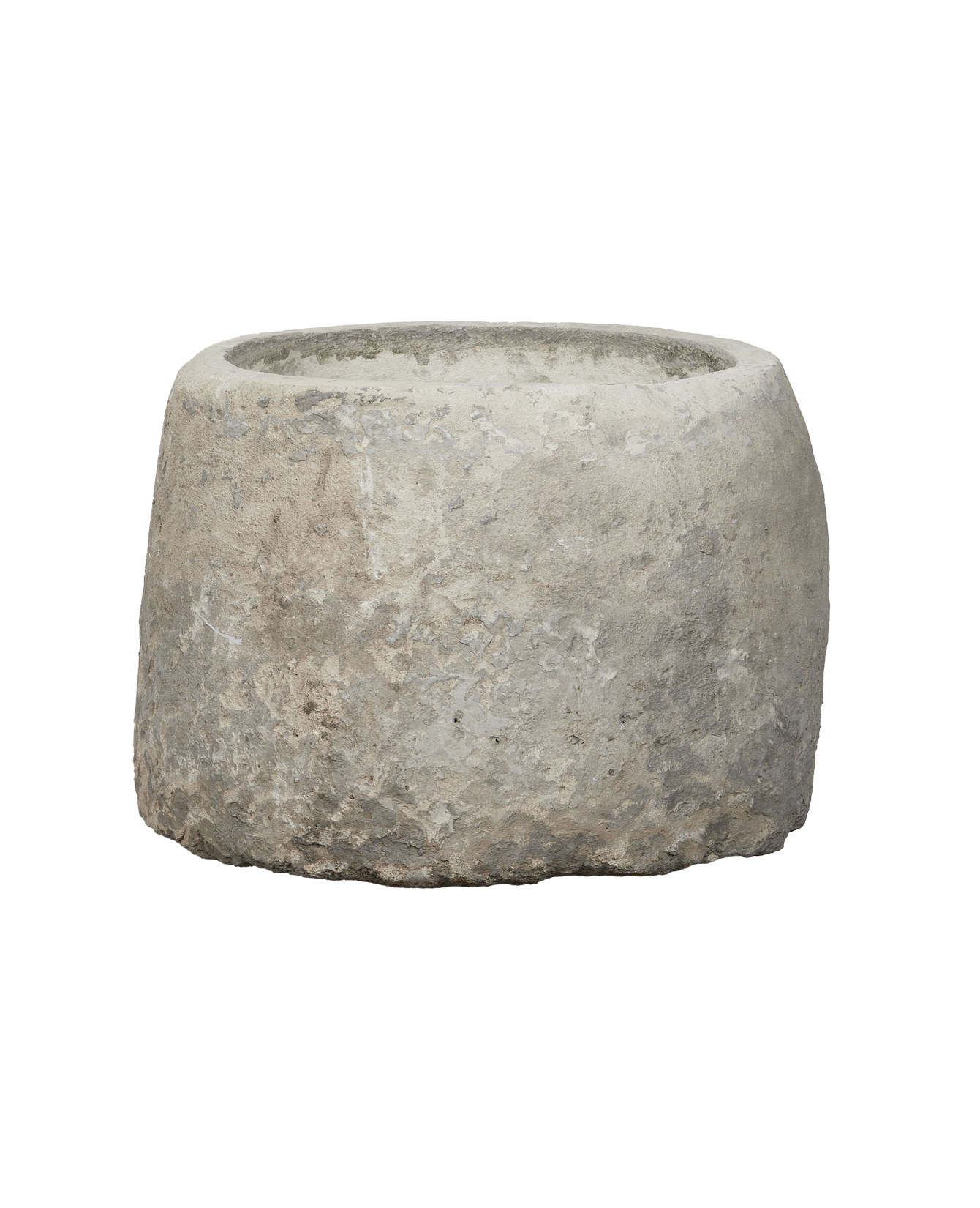 Vintage Limestone Trough - Round from Indonesia - Planters, Fountains, & Water Features