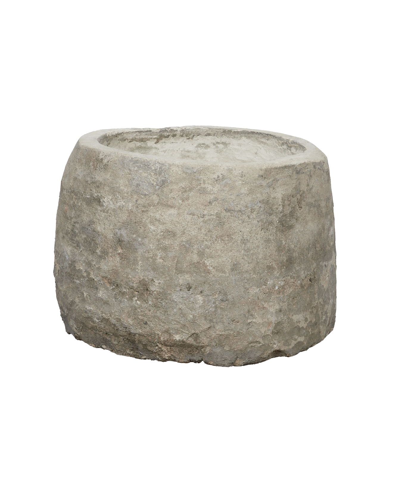 Vintage Limestone Trough - Round from Indonesia - Planters, Fountains, & Water Features