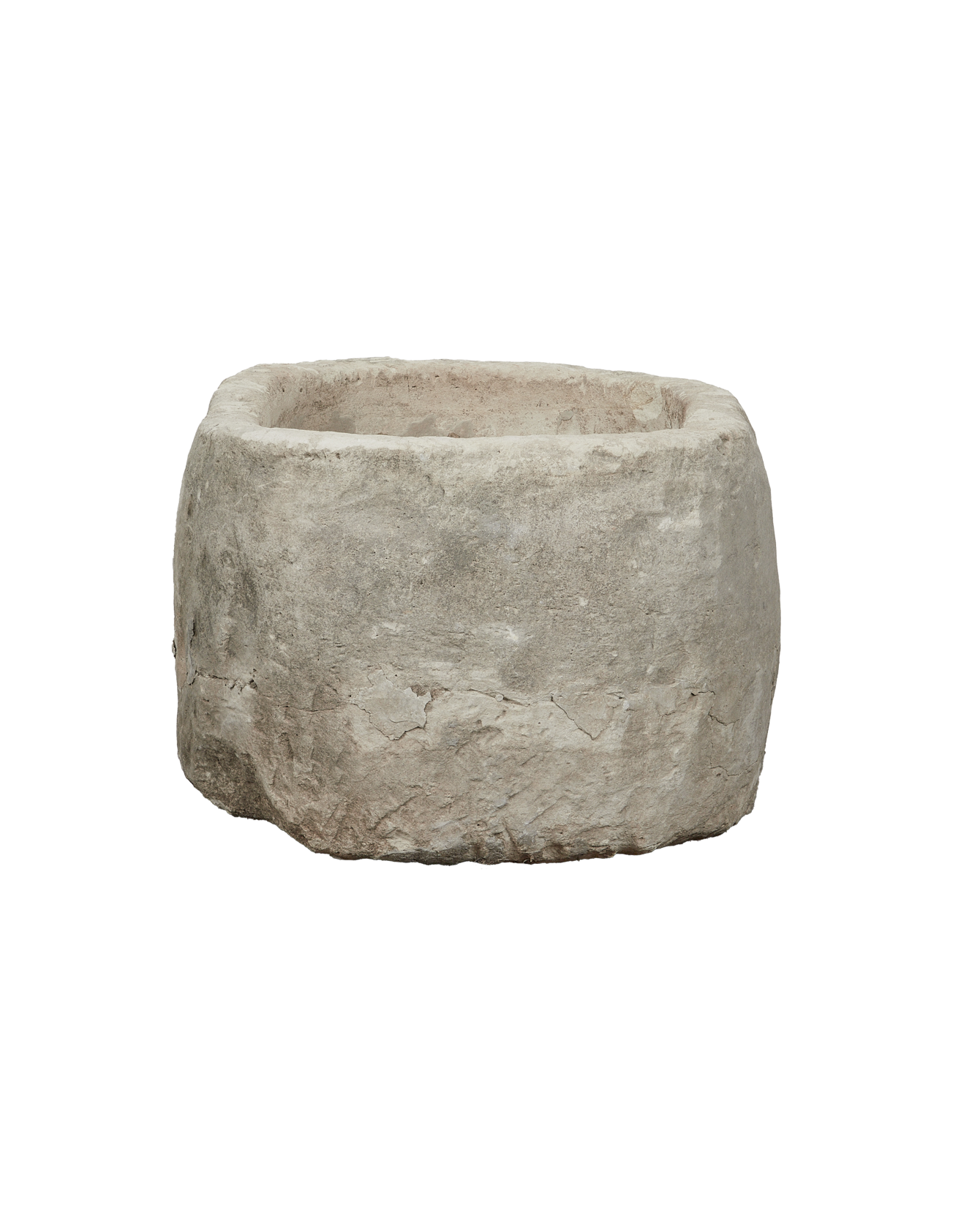 Vintage Limestone Trough - Oblong from Indonesia - Planters, Fountains, & Water Features