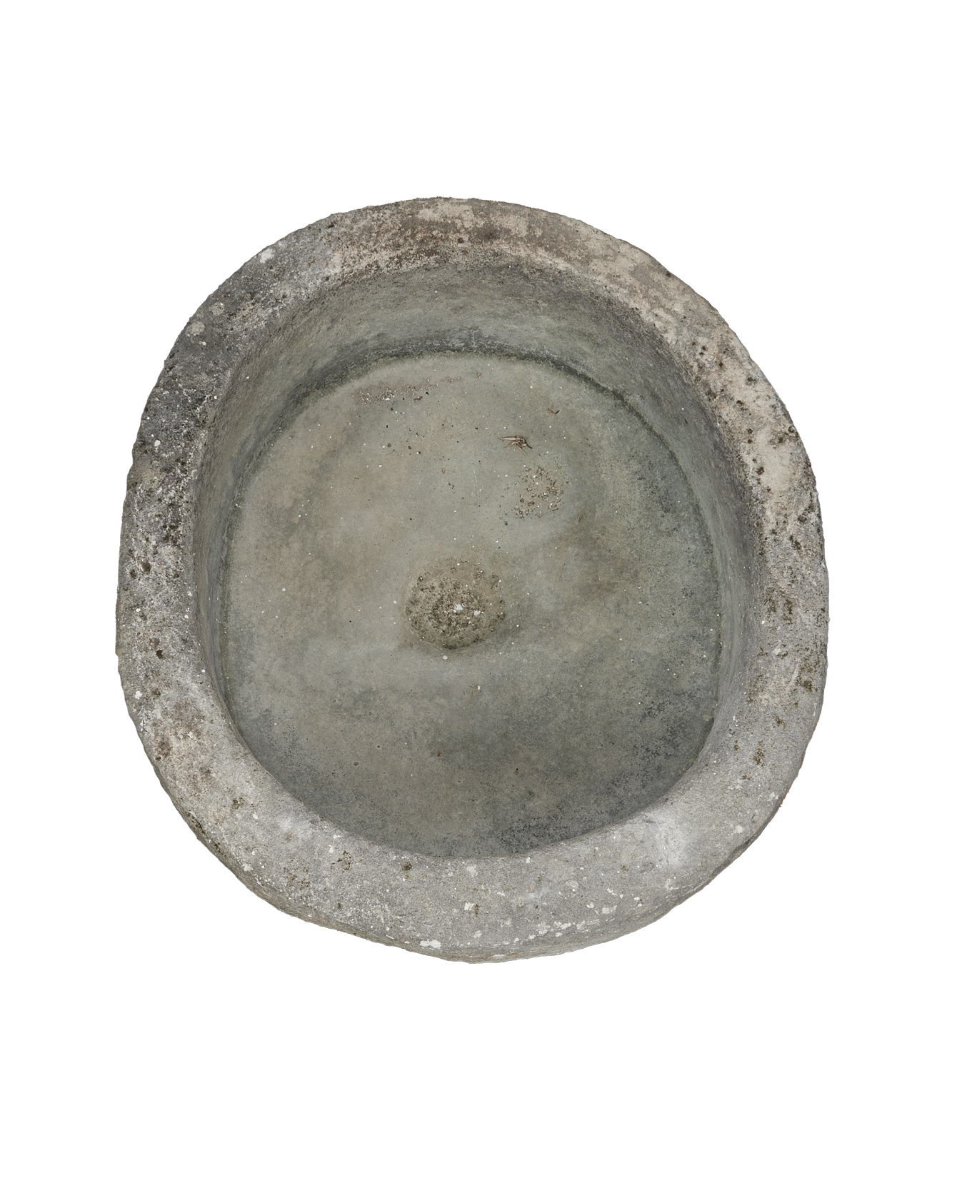 Vintage Limestone Trough - Round from Indonesia - Planters, Fountains, & Water Features