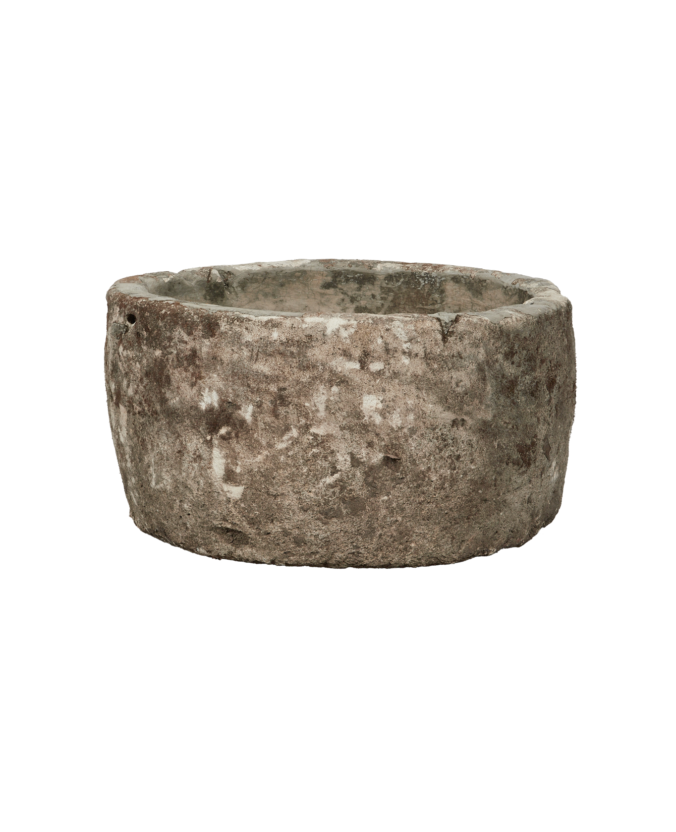 Vintage Limestone Trough - Round from Indonesia - Planters, Fountains, & Water Features