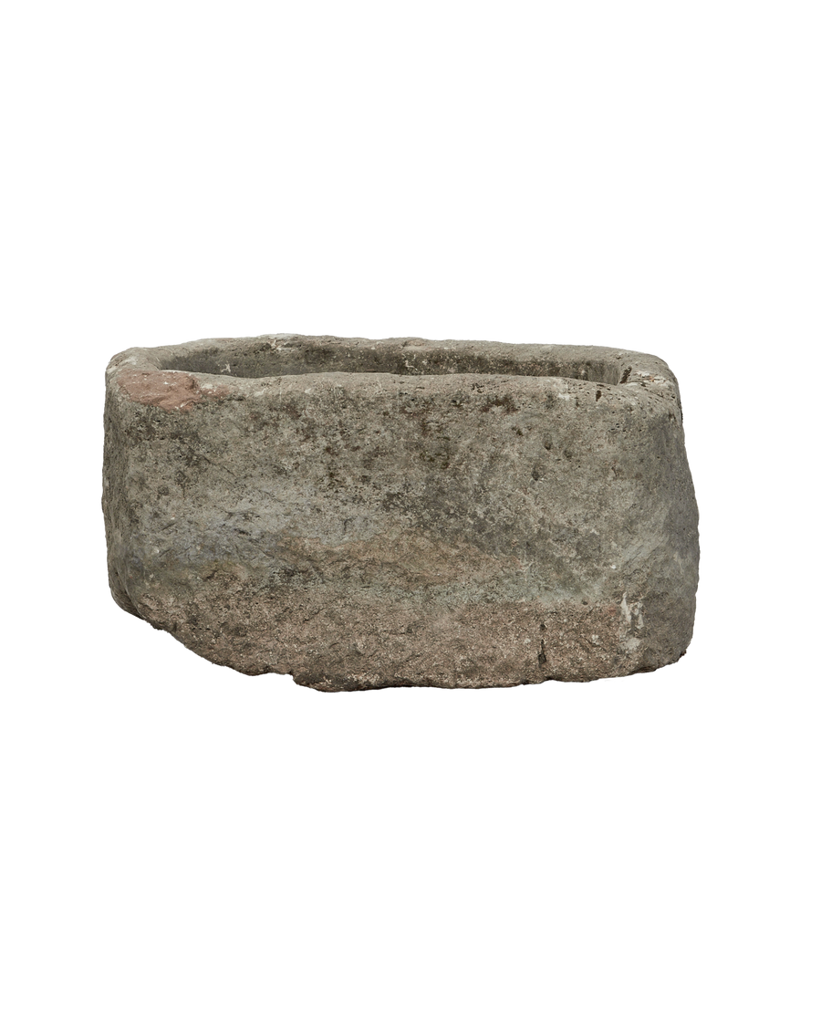 Vintage Limestone Trough - Rectangle from Indonesia - Planters, Fountains, & Water Features