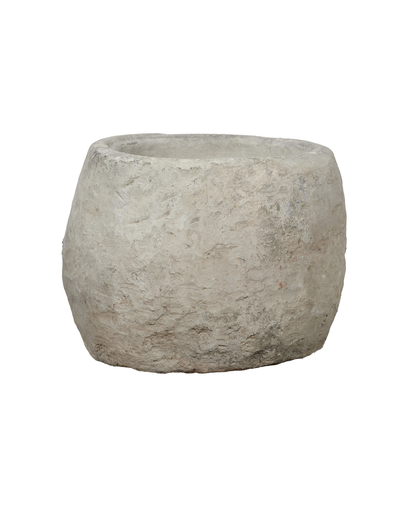 Vintage Limestone Trough - Round from Indonesia - Planters, Fountains, & Water Features