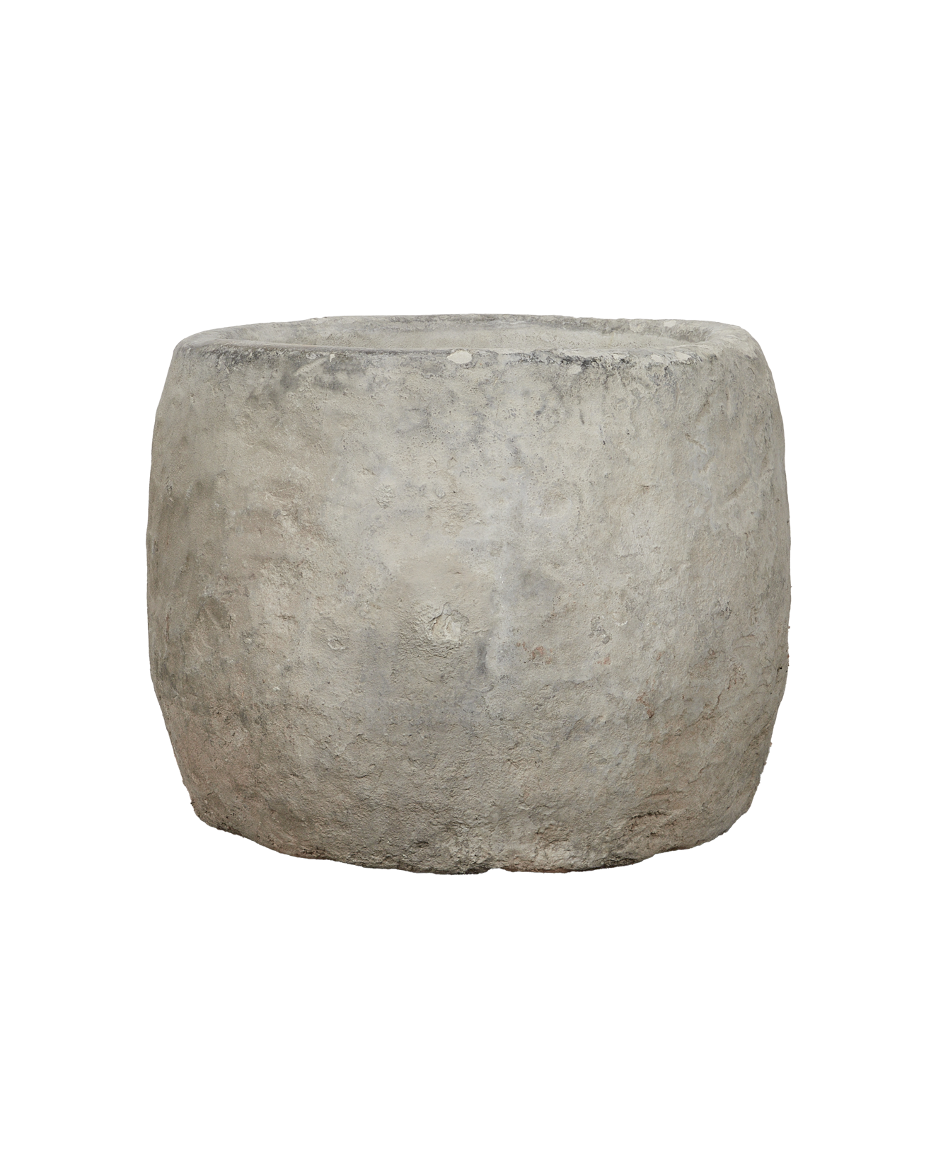 Vintage Limestone Trough - Round from Indonesia - Planters, Fountains, & Water Features