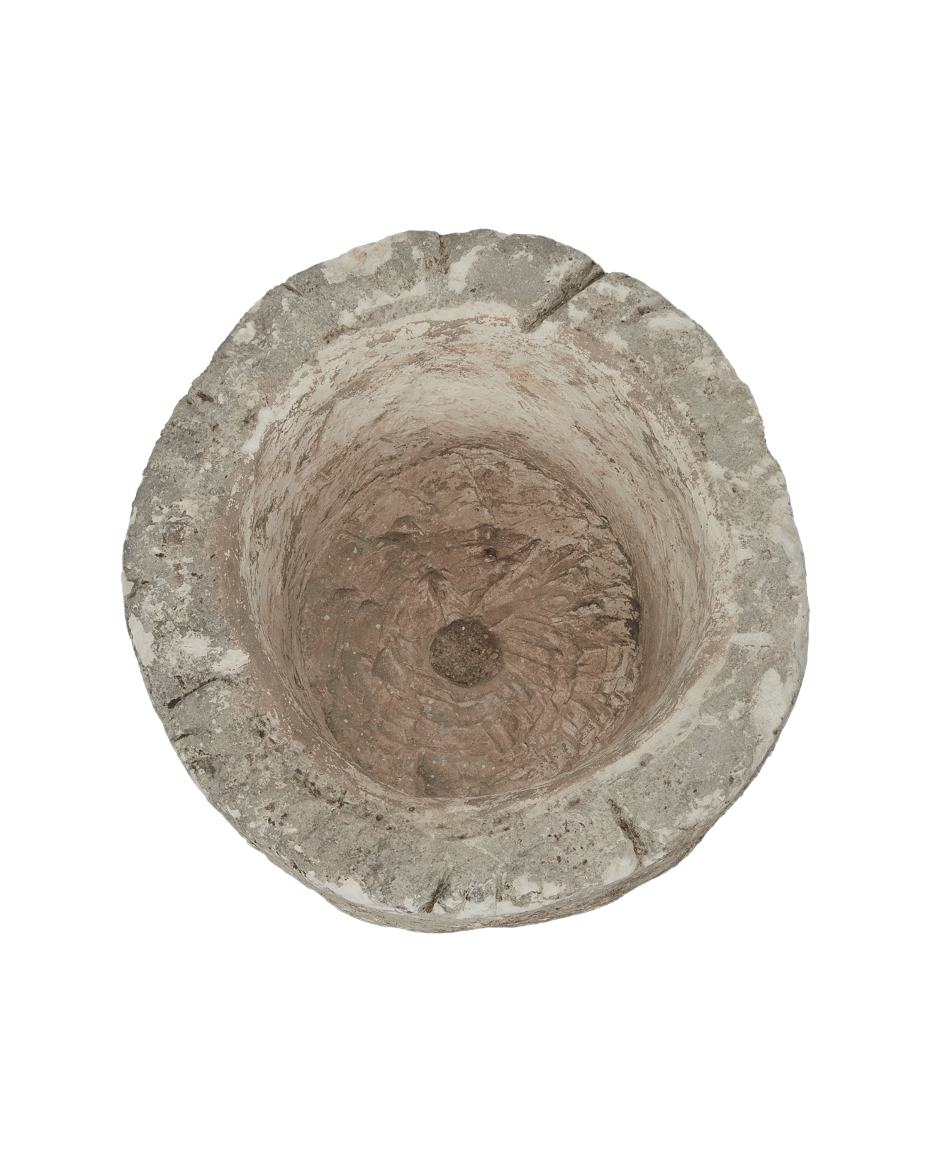 Vintage Limestone Trough - Round from Indonesia - Planters, Fountains, & Water Features