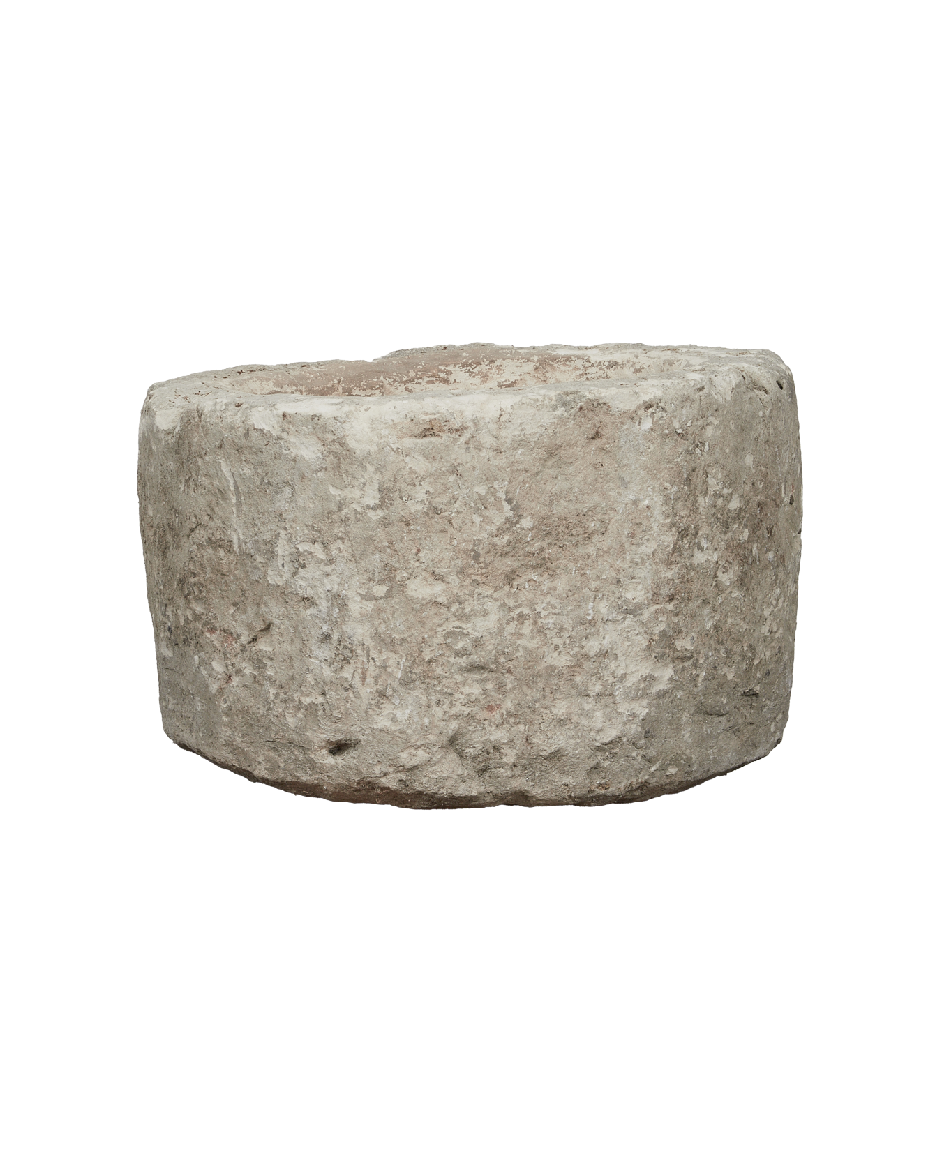 Vintage Limestone Trough - Round from Indonesia - Planters, Fountains, & Water Features