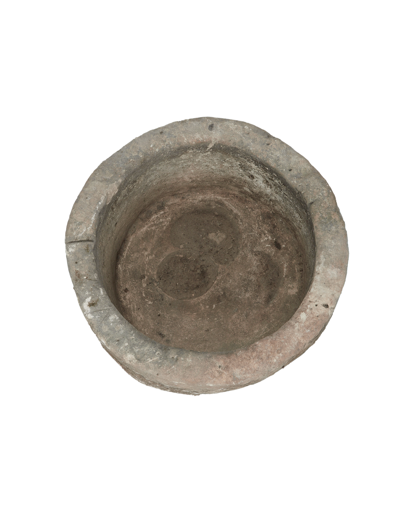 Vintage Limestone Trough - Round from Indonesia - Planters, Fountains, & Water Features