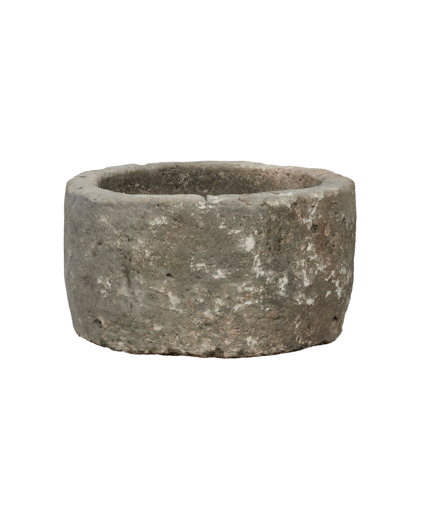 Vintage Limestone Trough - Round from Indonesia - Planters, Fountains, & Water Features