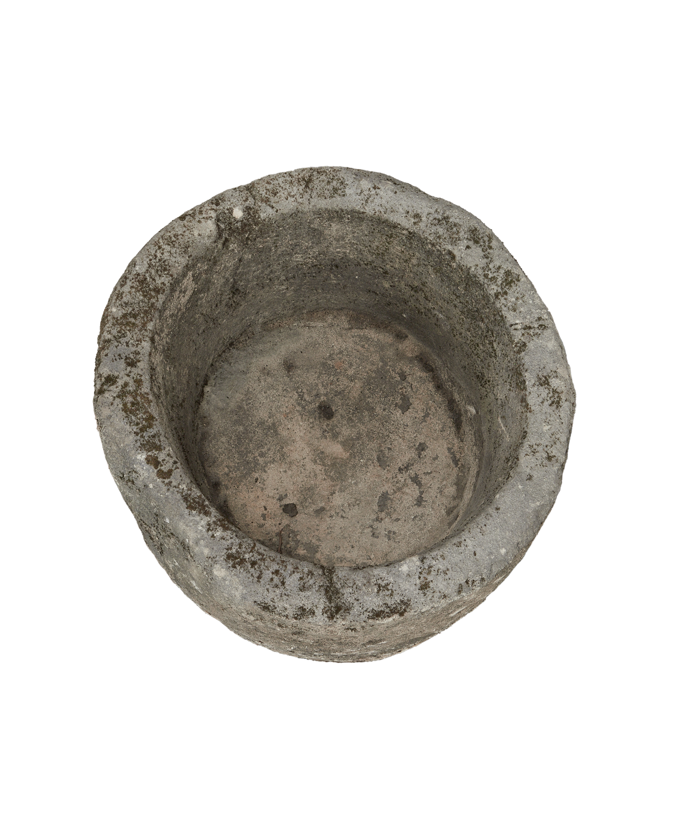 Vintage Limestone Trough - Round from Indonesia - Planters, Fountains, & Water Features
