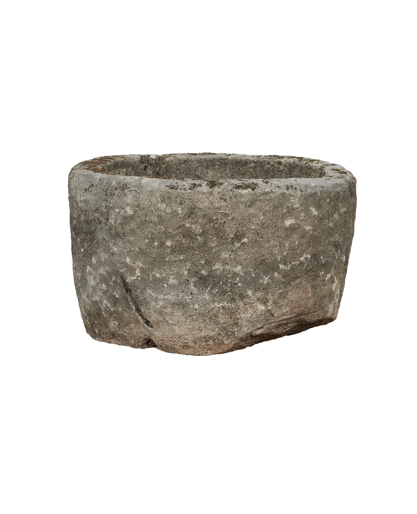 Vintage Limestone Trough - Round from Indonesia - Planters, Fountains, & Water Features