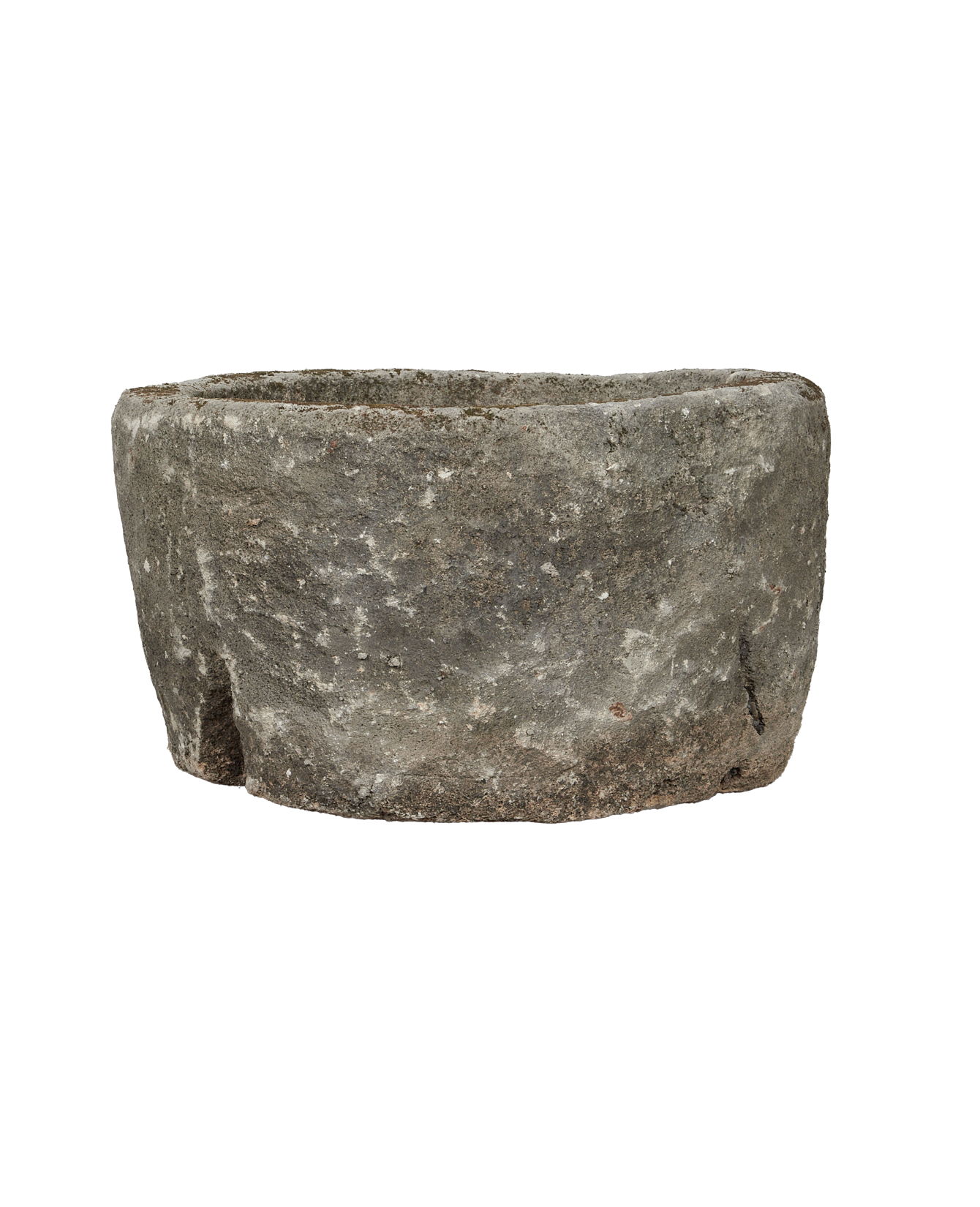 Vintage Limestone Trough - Round from Indonesia - Planters, Fountains, & Water Features