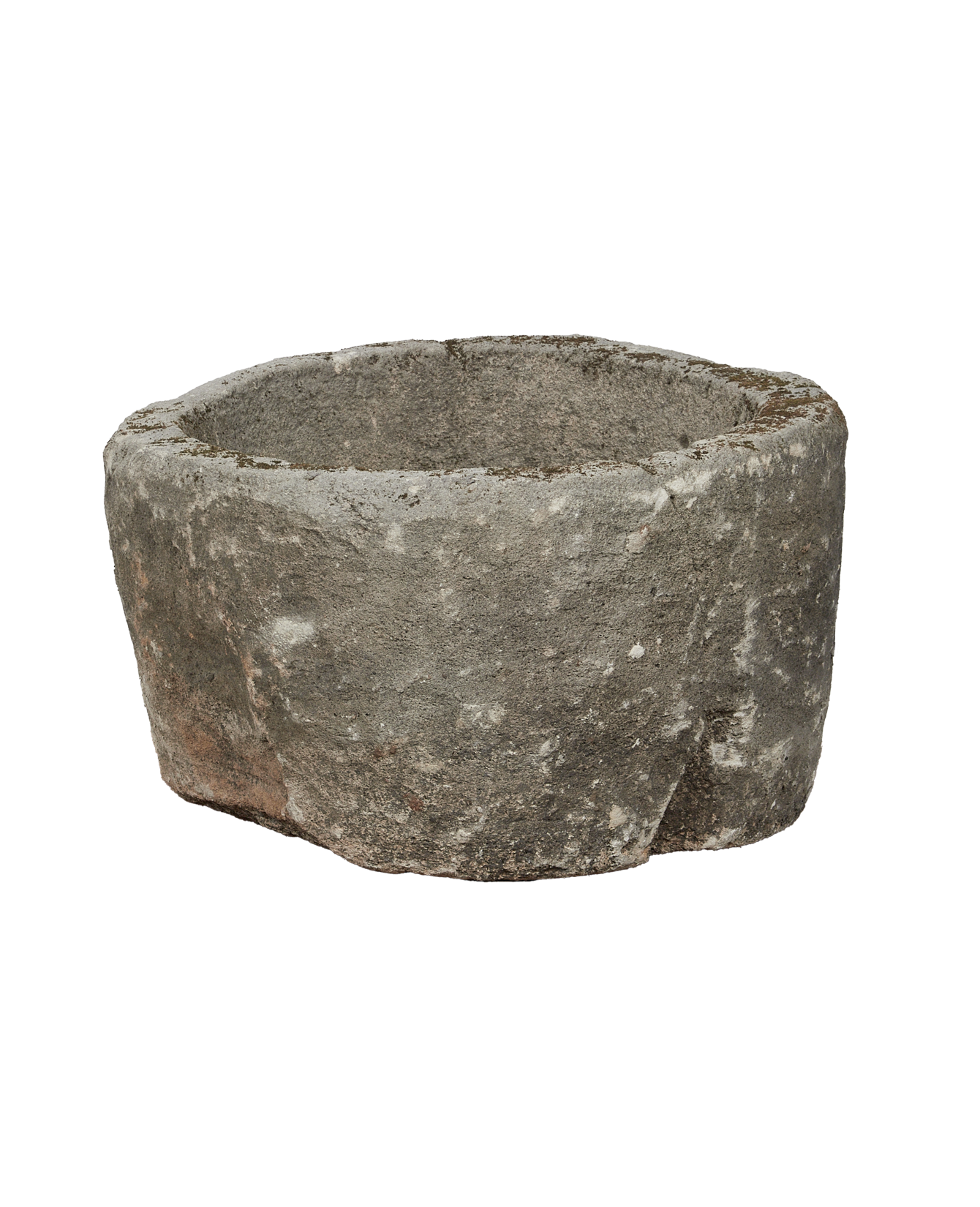 Vintage Limestone Trough - Round from Indonesia - Planters, Fountains, & Water Features