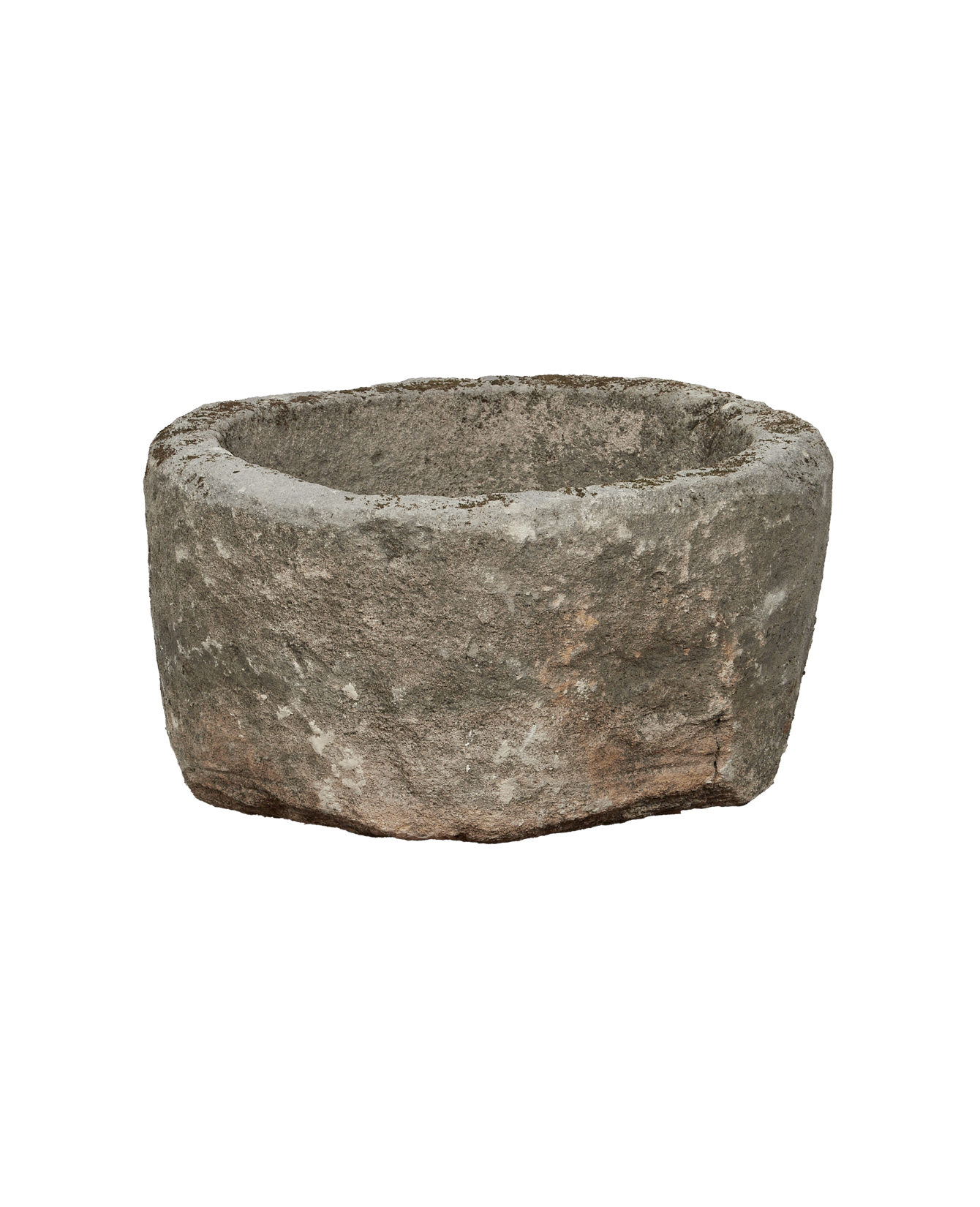 Vintage Limestone Trough - Round from Indonesia - Planters, Fountains, & Water Features