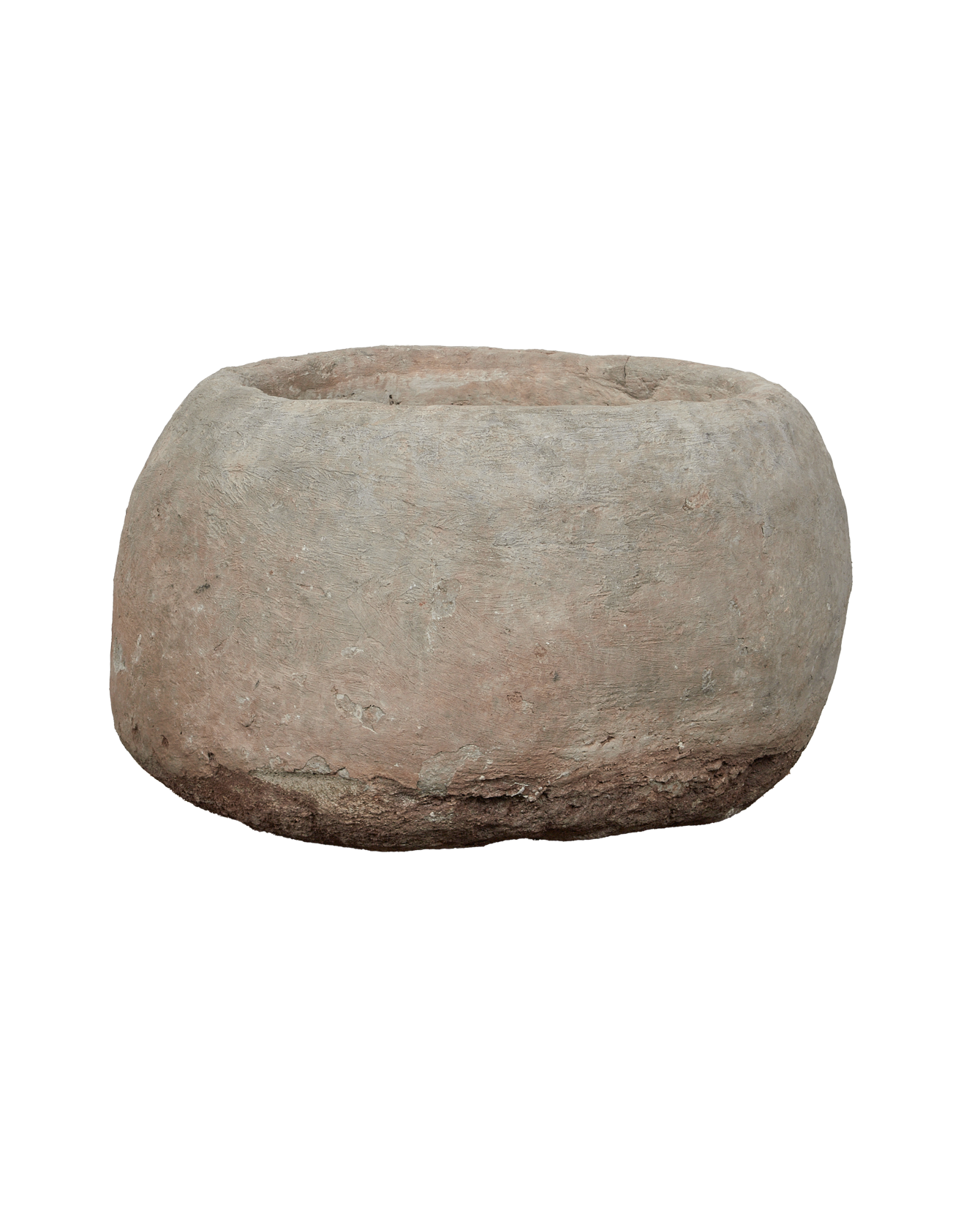 Vintage Limestone Trough - Pot from Indonesia - Planters, Fountains, & Water Features