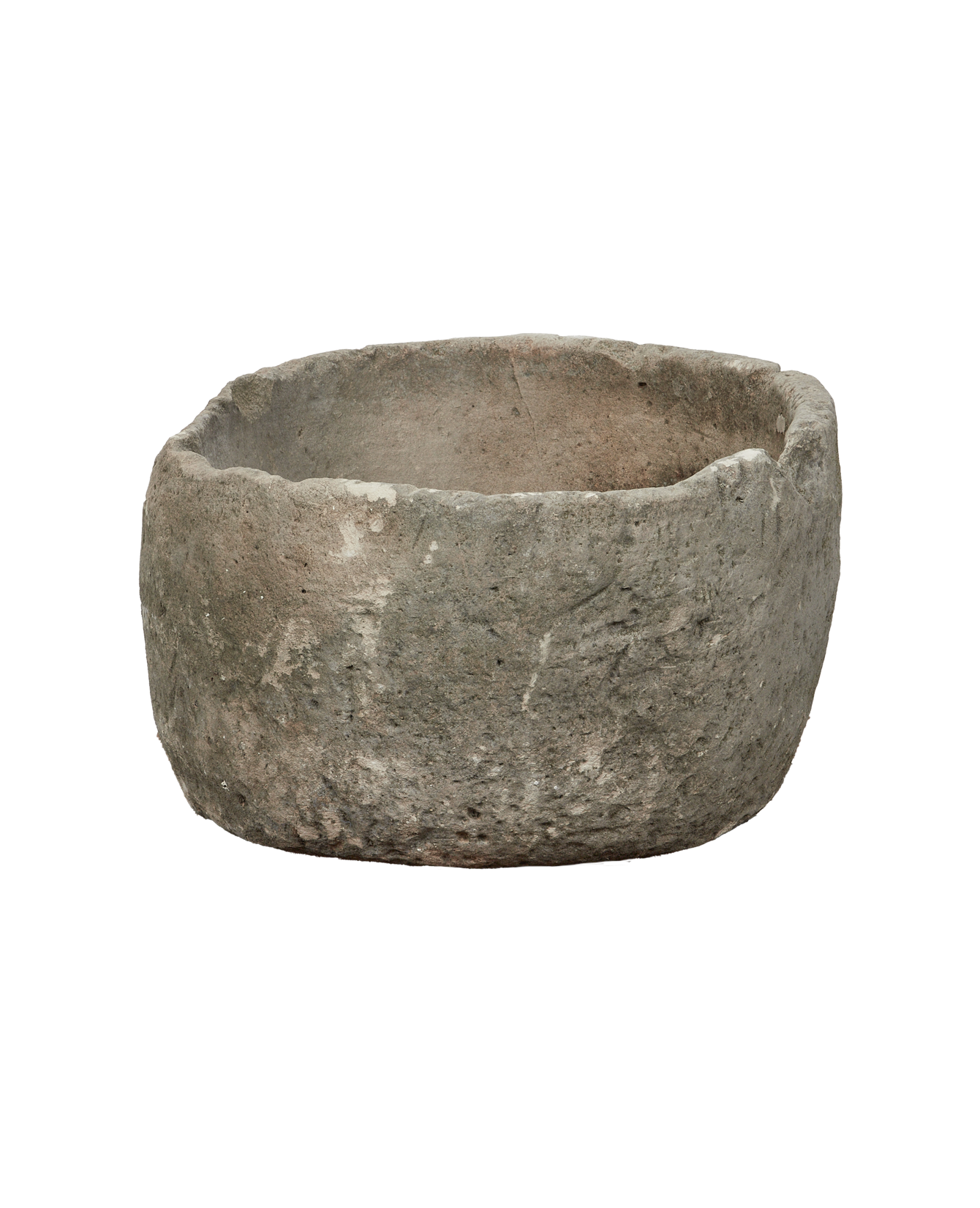 Vintage Limestone Trough - Round from Indonesia - Planters, Fountains, & Water Features