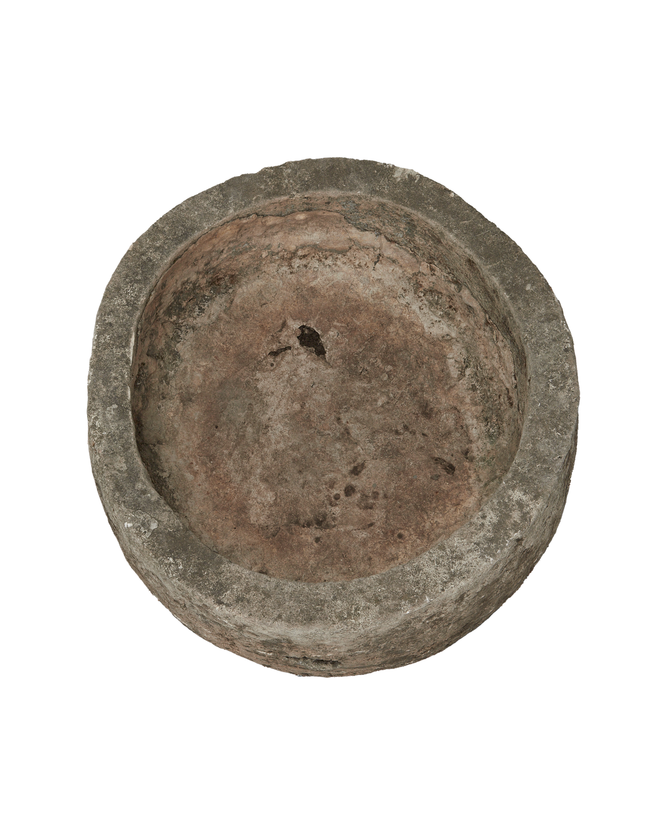 Vintage Limestone Trough - Round from Indonesia - Planters, Fountains, & Water Features