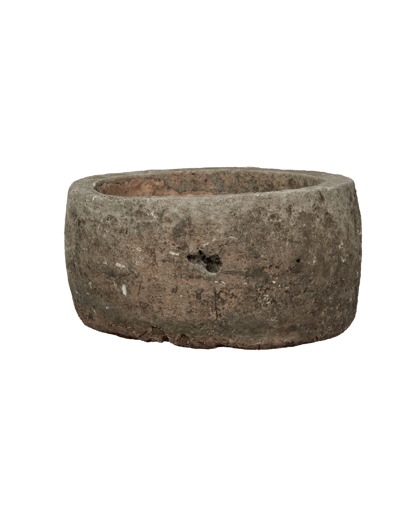 Vintage Limestone Trough - Round from Indonesia - Planters, Fountains, & Water Features
