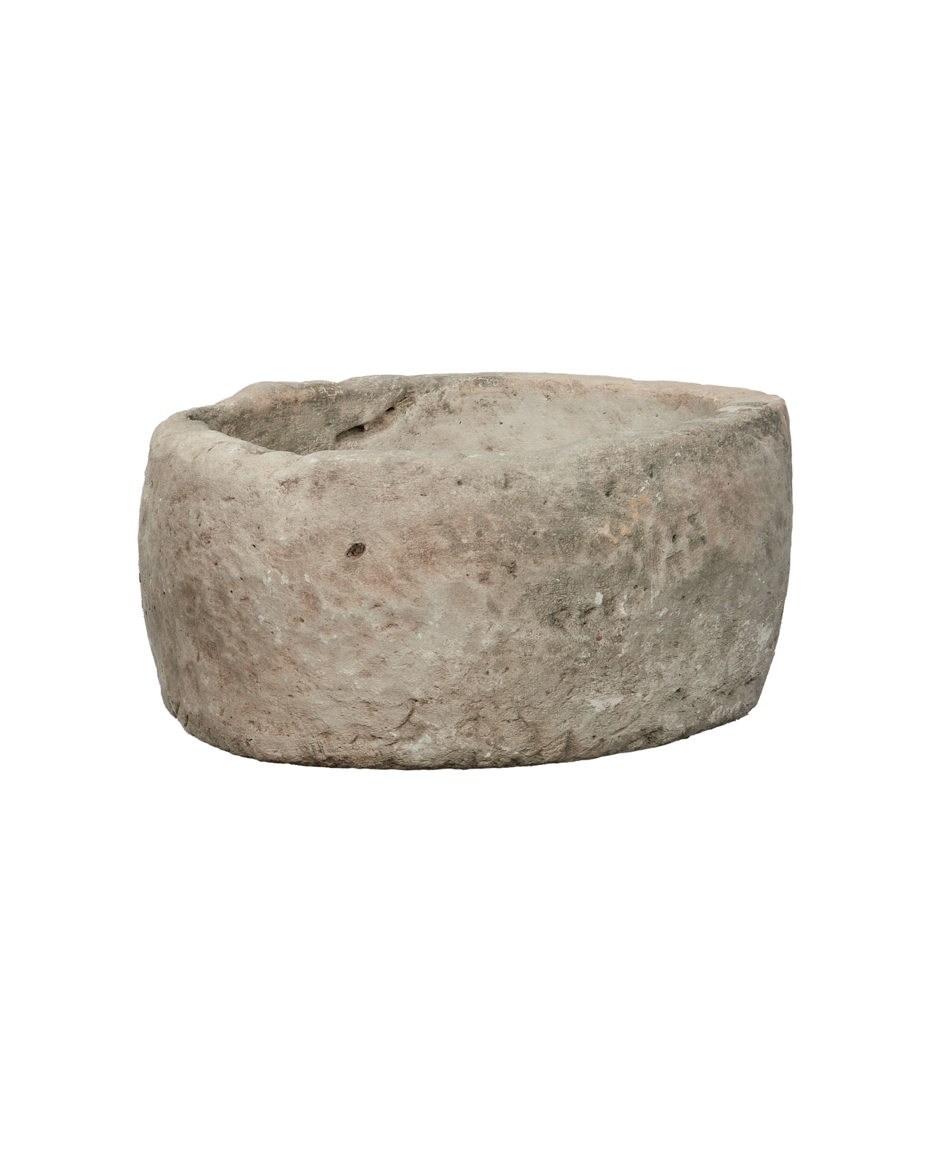 Vintage Limestone Trough - Round from Indonesia - Planters, Fountains, & Water Features