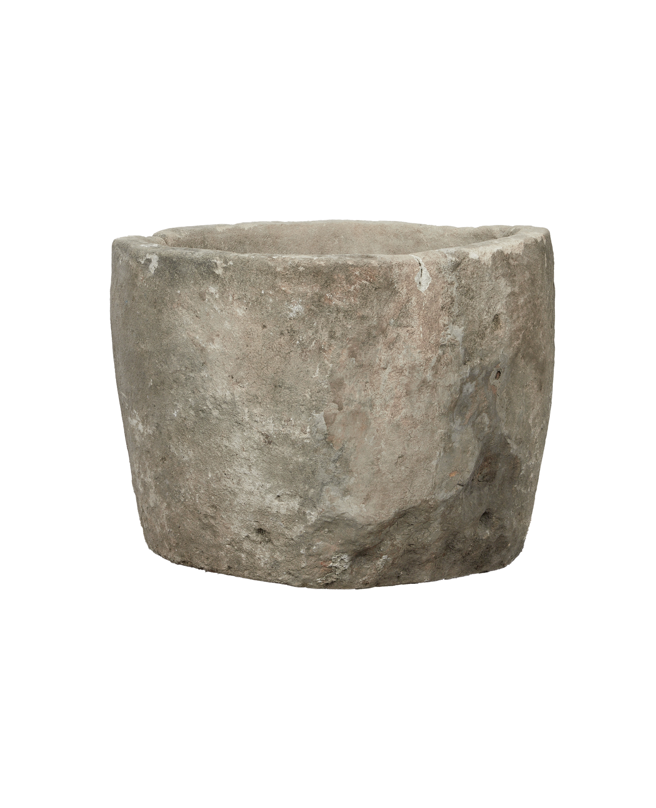 Vintage Limestone Trough - Round from Indonesia - Planters, Fountains, & Water Features