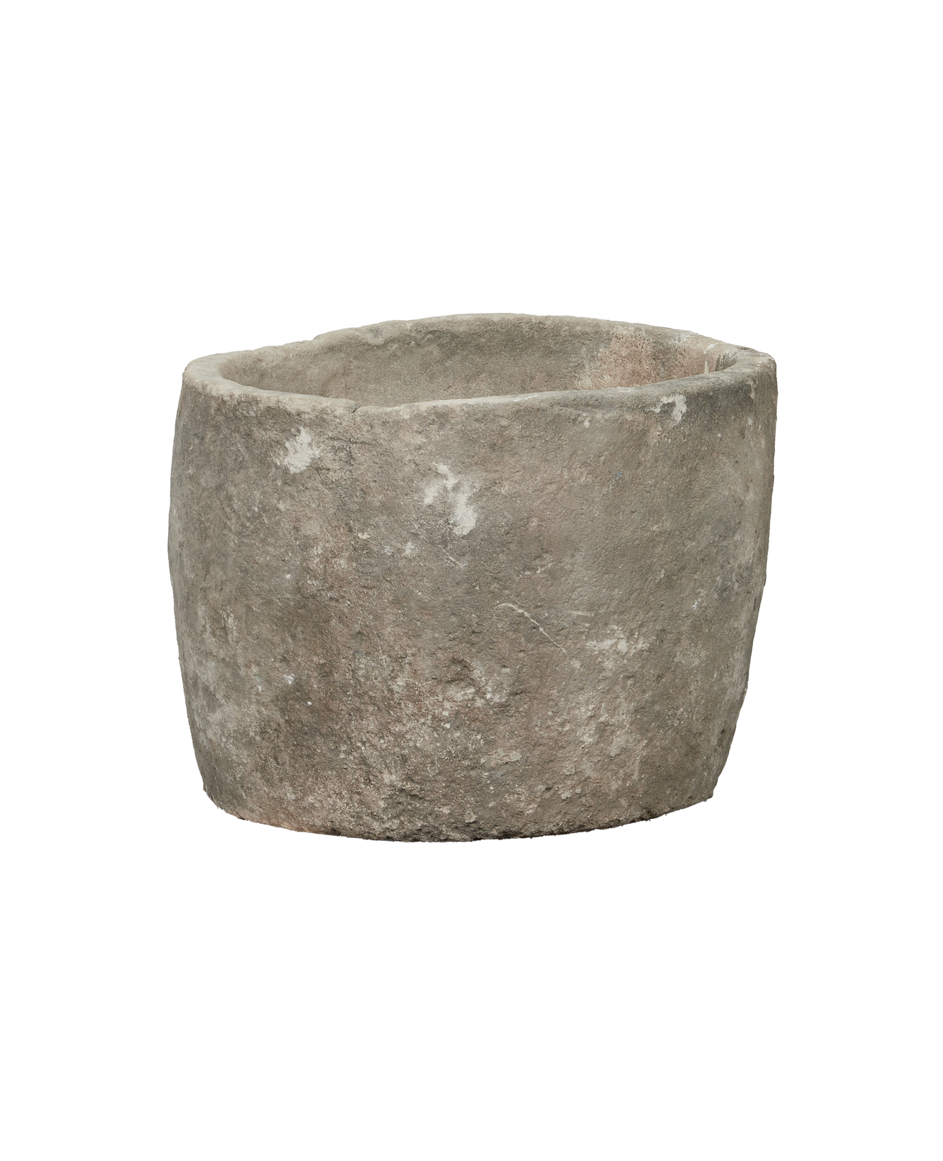 Vintage Limestone Trough - Round from Indonesia - Planters, Fountains, & Water Features