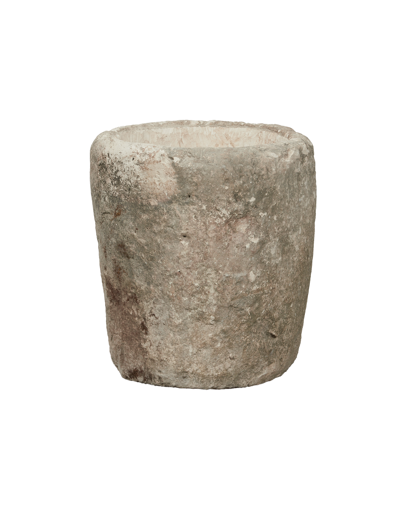 Vintage Limestone Trough - Round from Indonesia - Planters, Fountains, & Water Features