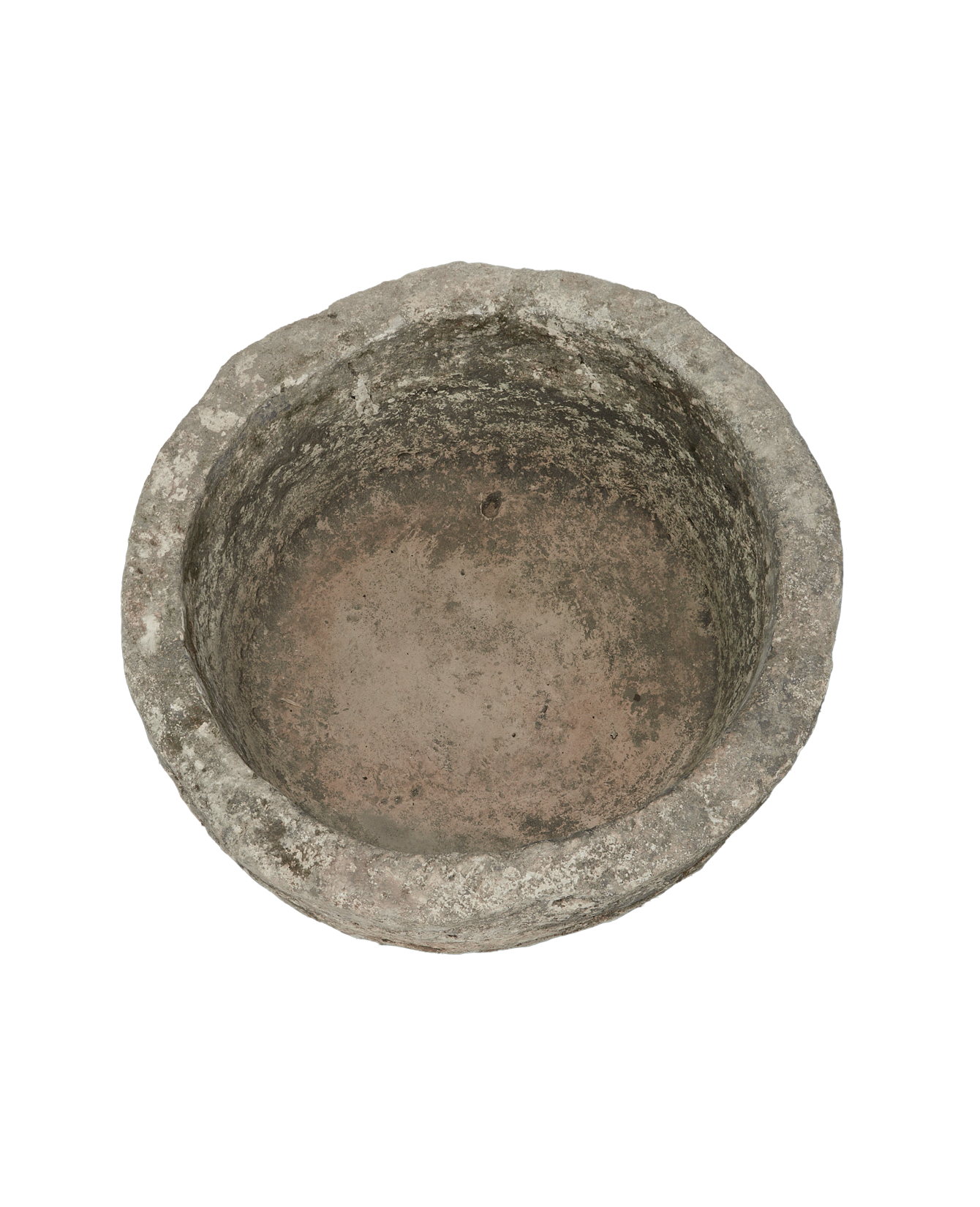 Vintage Limestone Trough - Round from Indonesia - Planters, Fountains, & Water Features