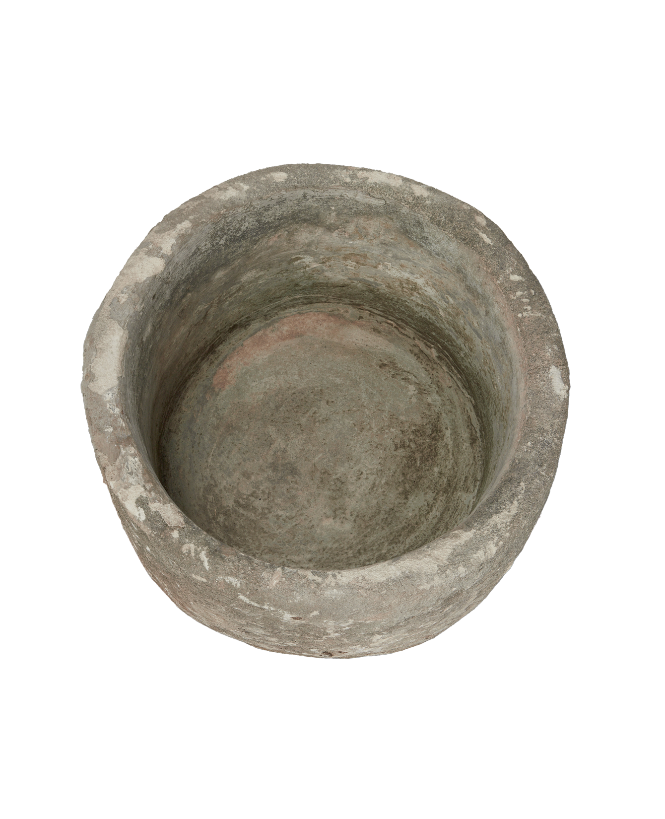 Vintage Limestone Trough - Round from Indonesia - Planters, Fountains, & Water Features