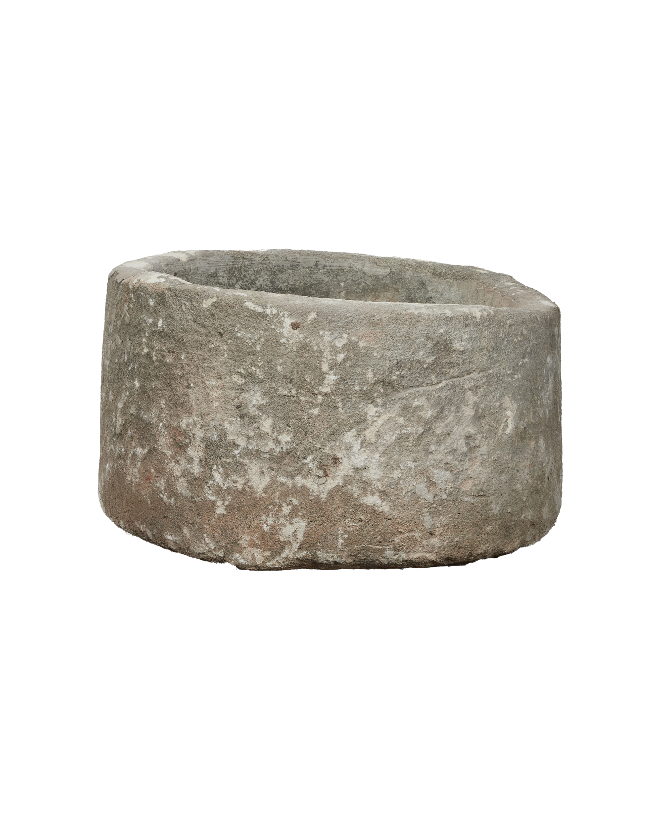 Vintage Limestone Trough - Round from Indonesia - Planters, Fountains, & Water Features