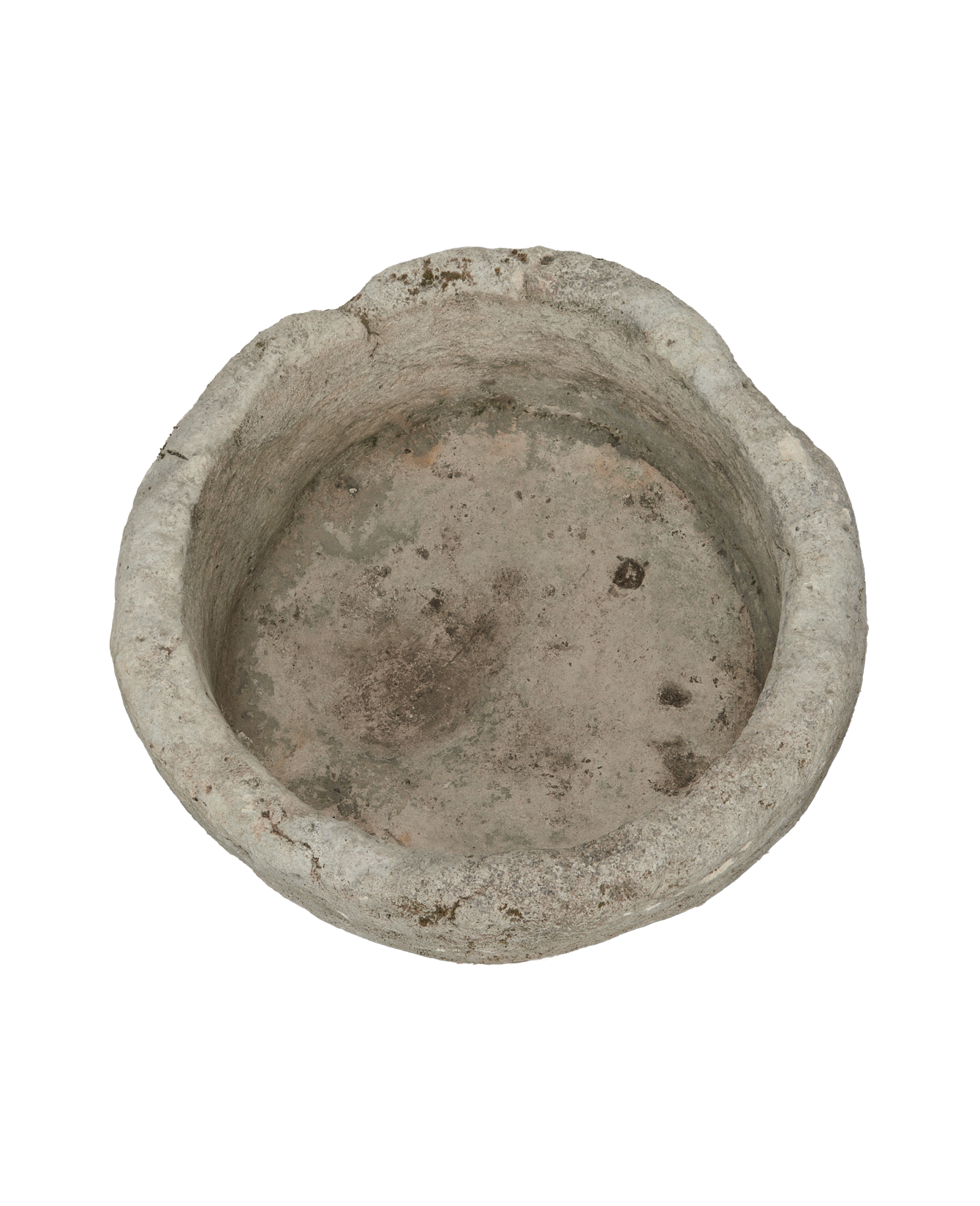 Vintage Limestone Trough - Round from Indonesia - Planters, Fountains, & Water Features