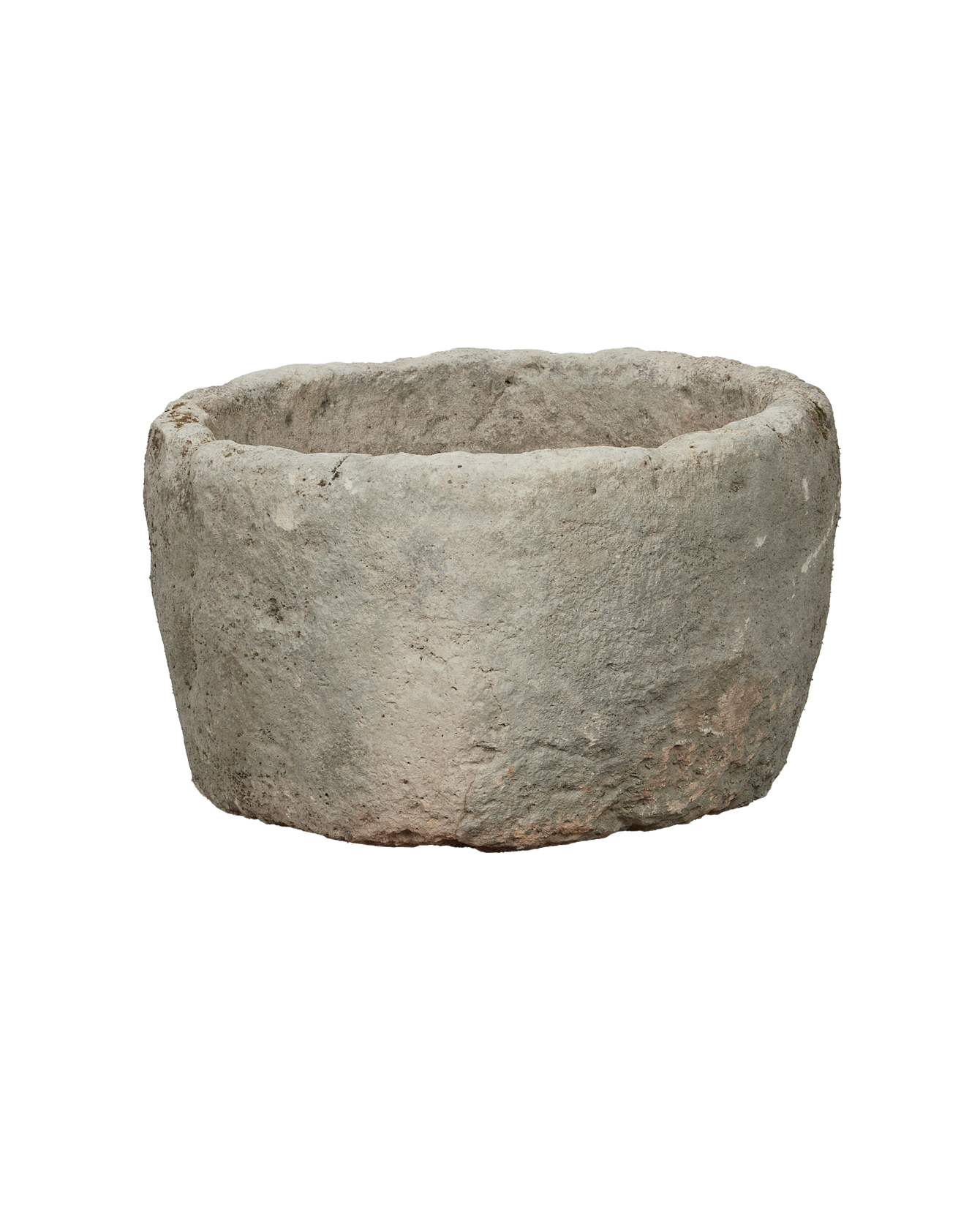 Vintage Limestone Trough - Round from Indonesia - Planters, Fountains, & Water Features