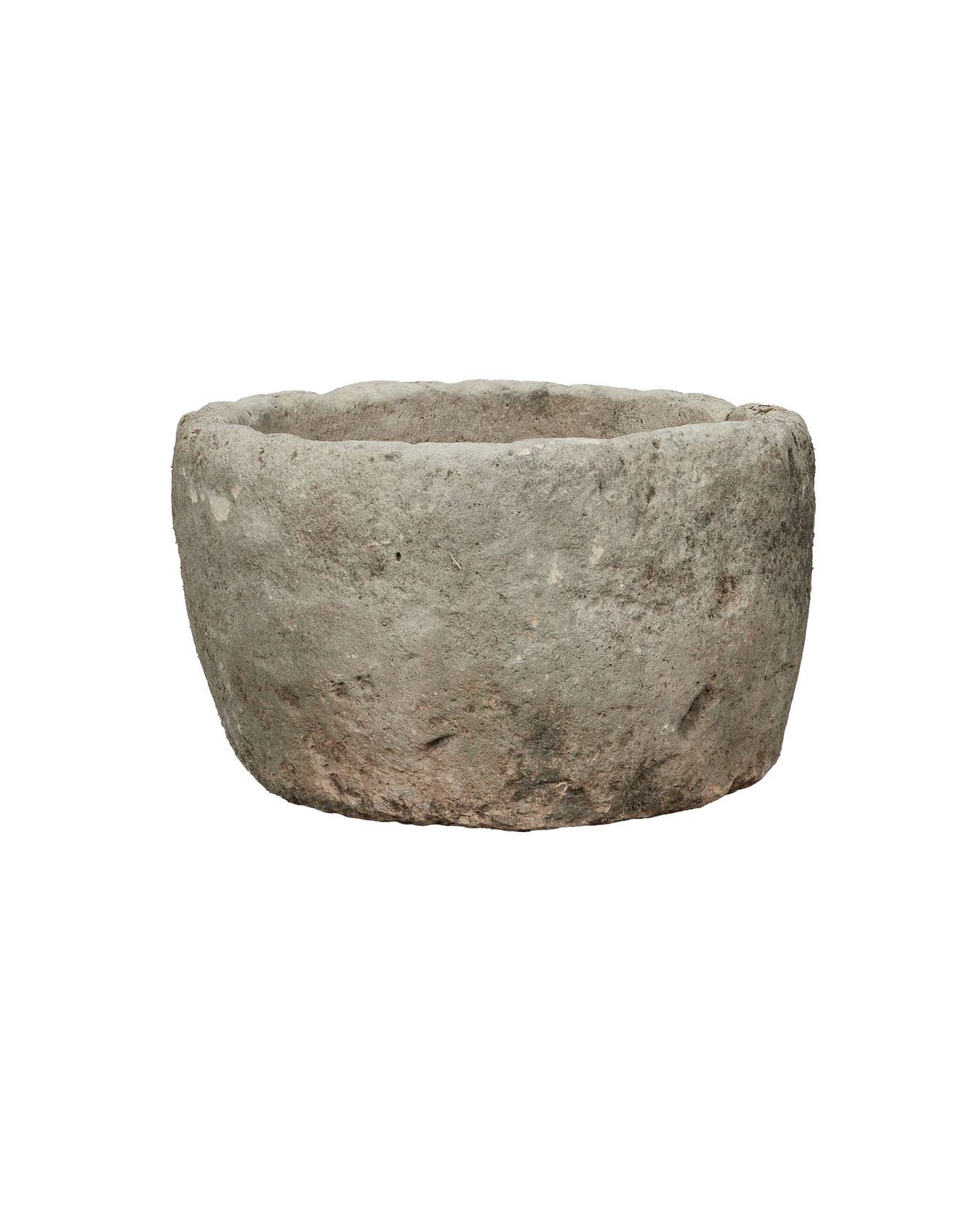 Vintage Limestone Trough - Round from Indonesia - Planters, Fountains, & Water Features