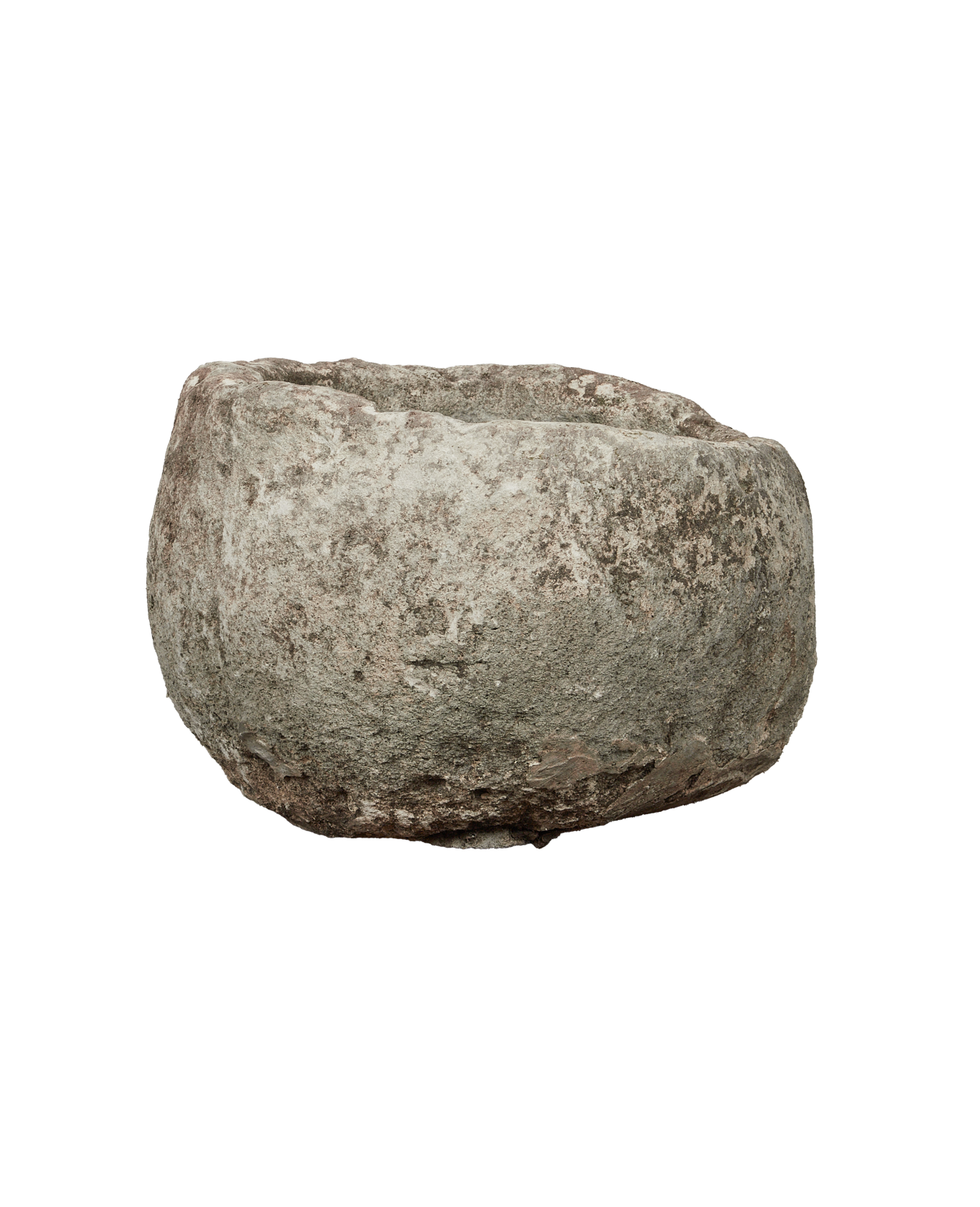 Vintage Limestone Trough - Pot from Indonesia - Planters, Fountains, & Water Features