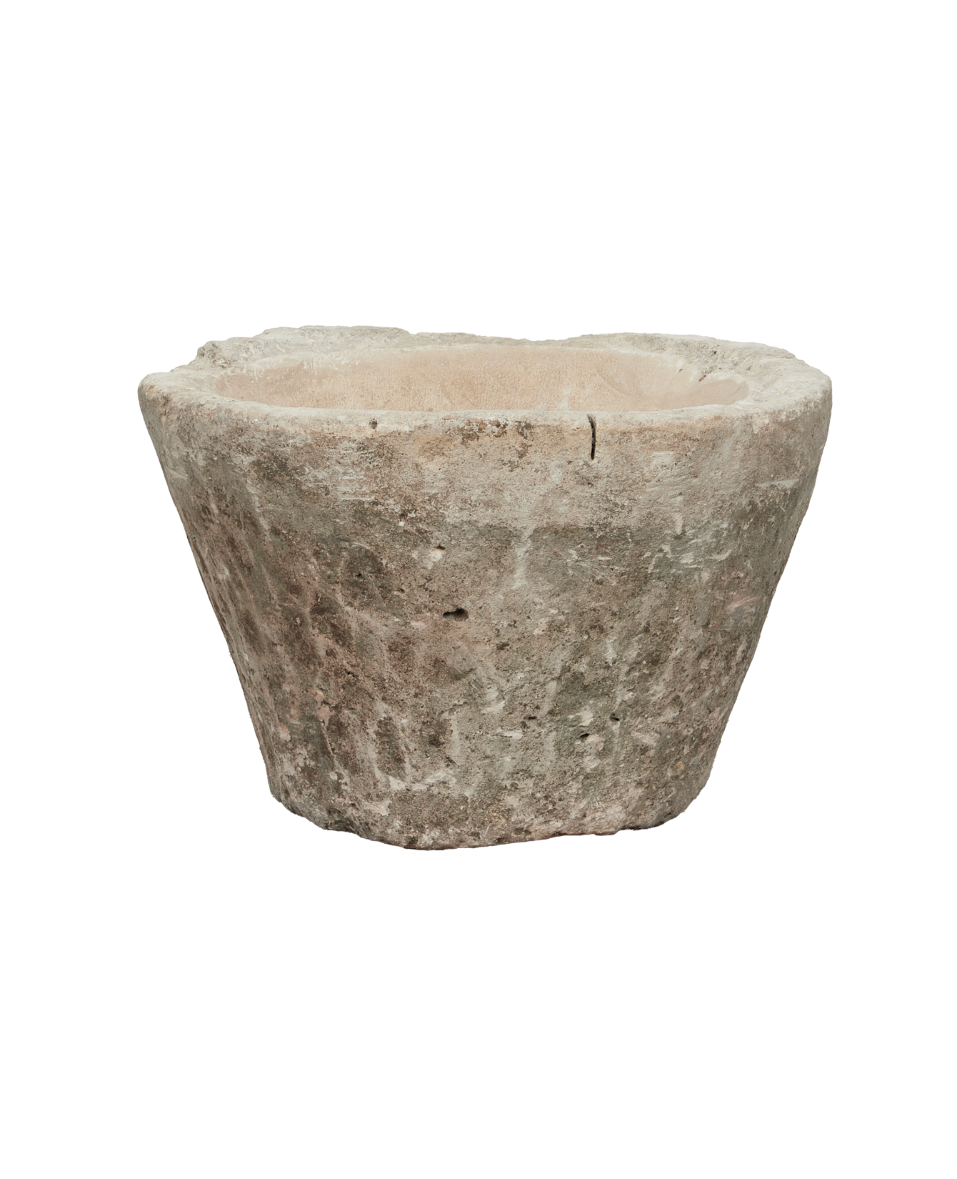 Vintage Limestone Trough - Round from Indonesia - Planters, Fountains, & Water Features