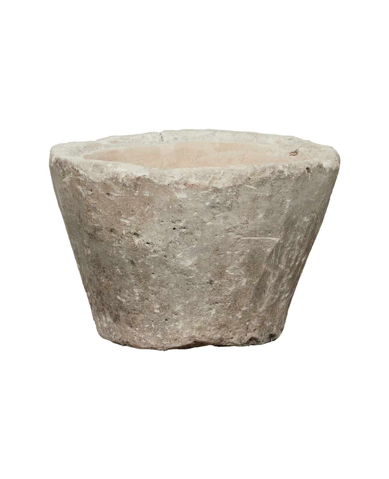 Vintage Limestone Trough - Round from Indonesia - Planters, Fountains, & Water Features