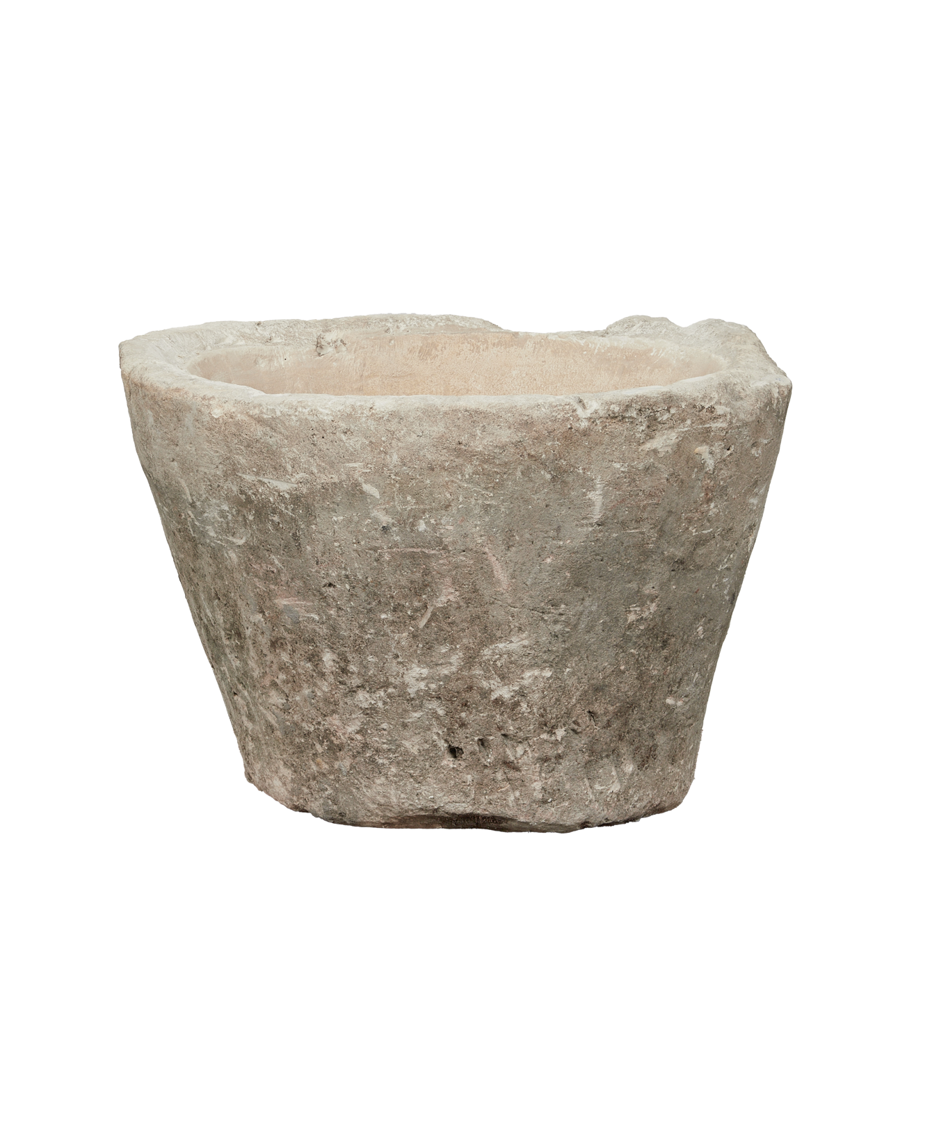 Vintage Limestone Trough - Round from Indonesia - Planters, Fountains, & Water Features