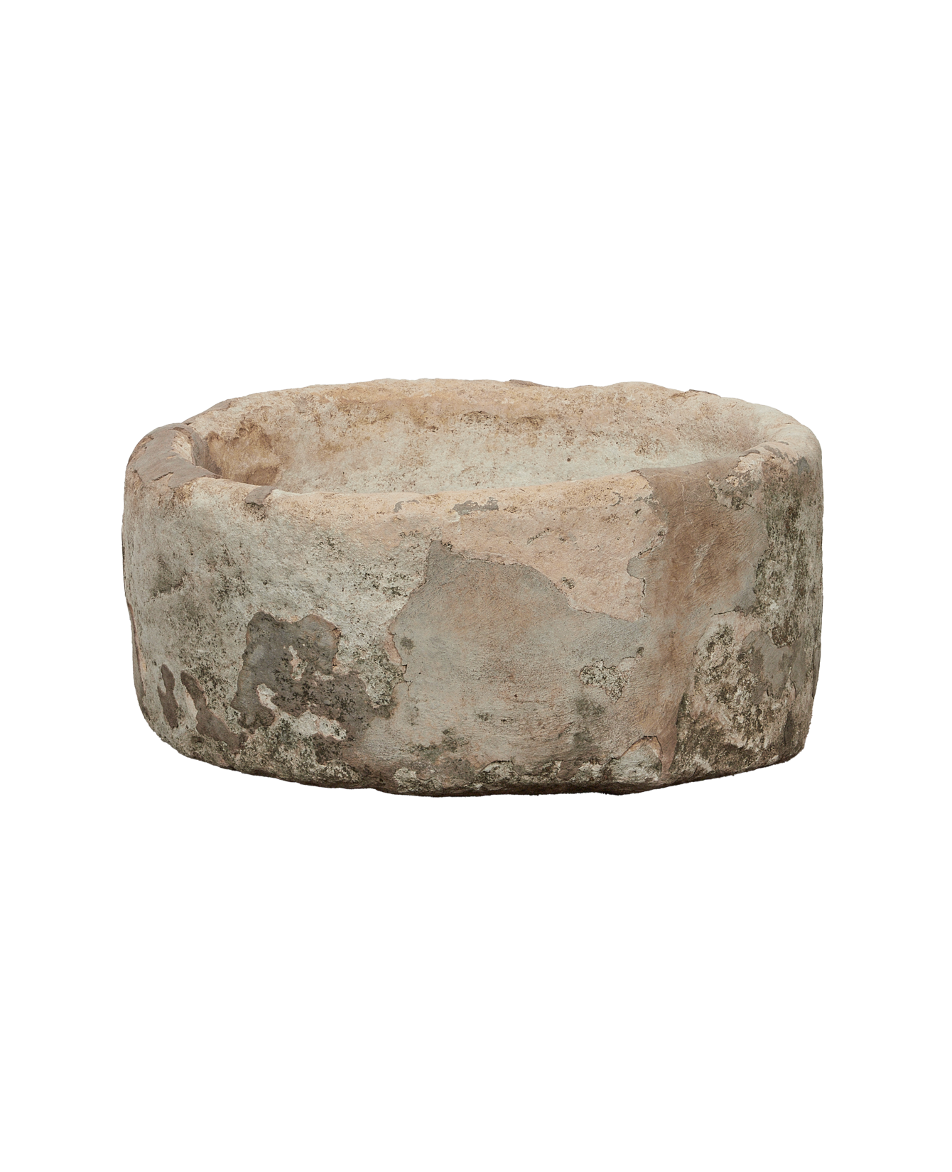 Vintage Limestone Trough - Round from Indonesia - Planters, Fountains, & Water Features