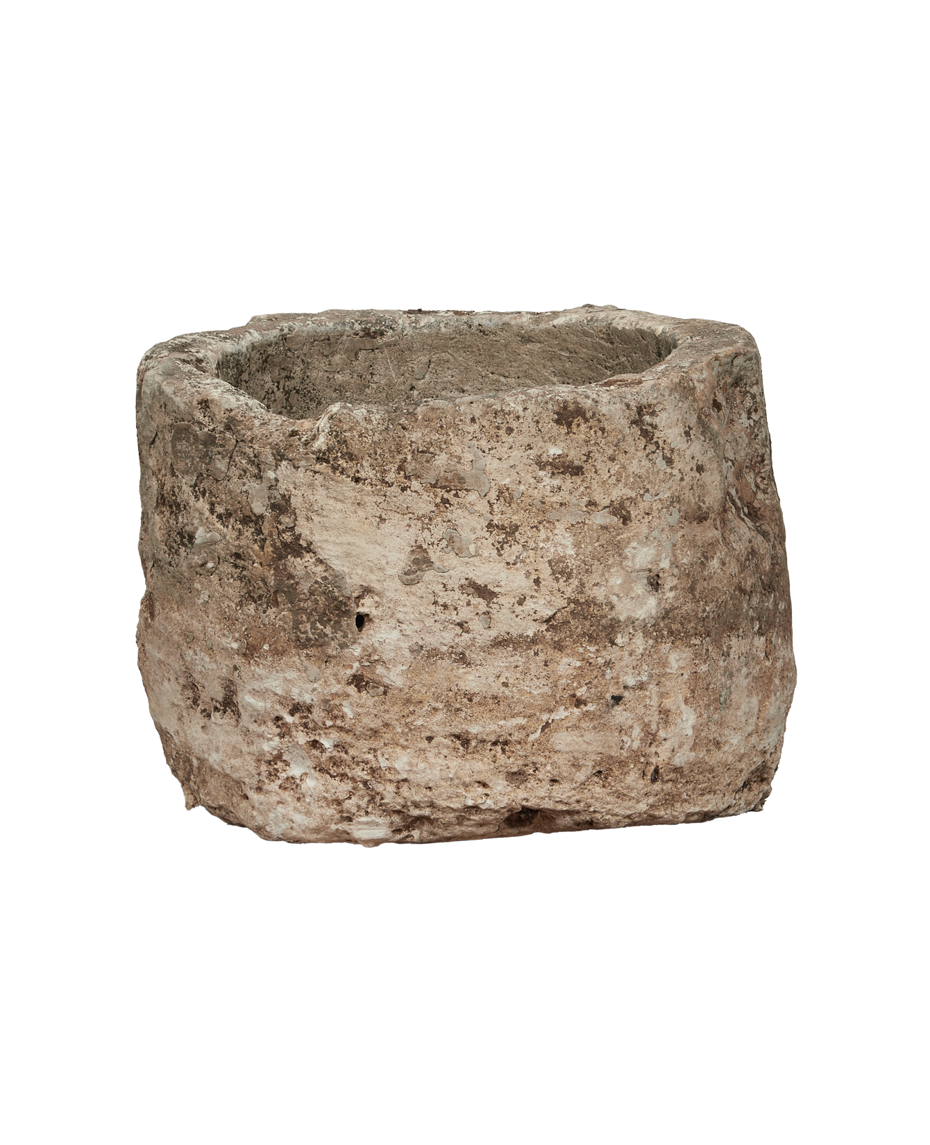 Vintage Limestone Trough - Round from Indonesia - Planters, Fountains, & Water Features