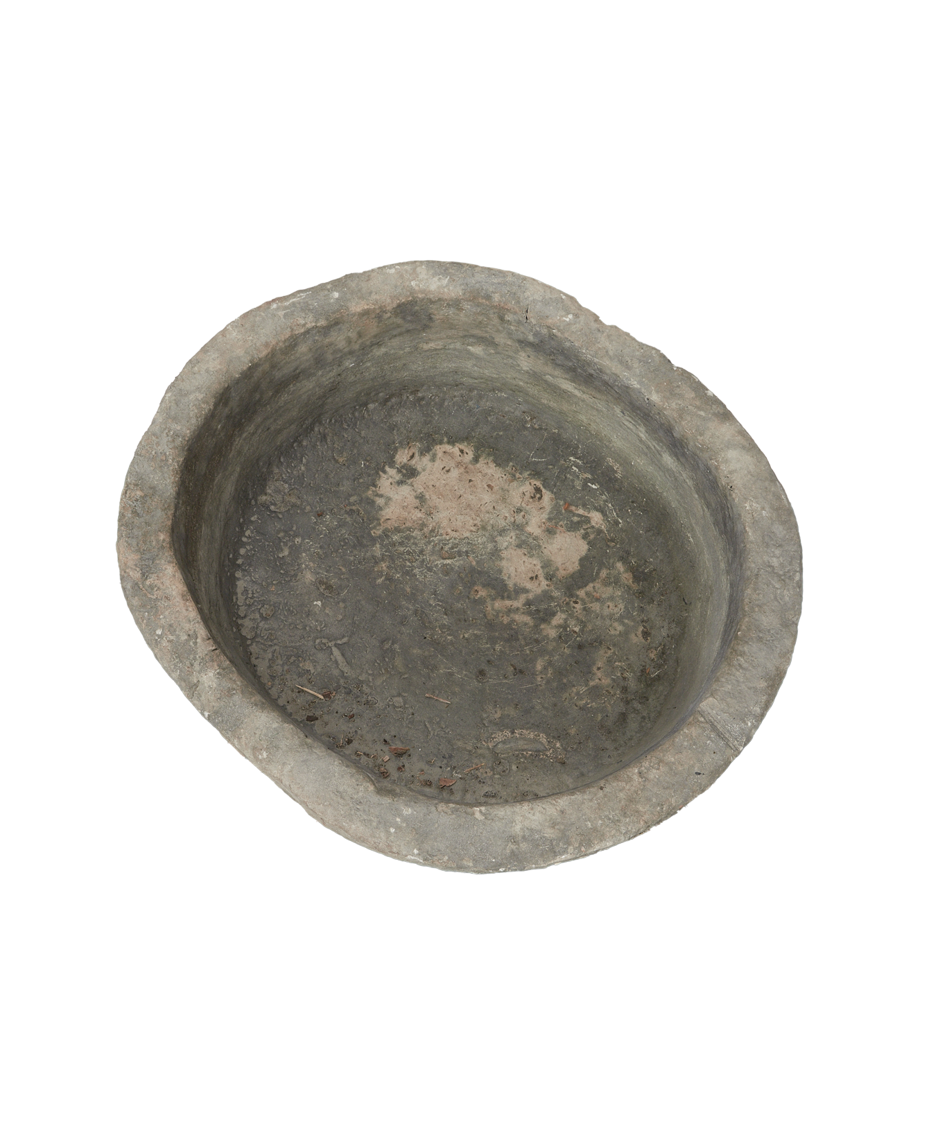 Vintage Limestone Trough - Round from Indonesia - Planters, Fountains, & Water Features