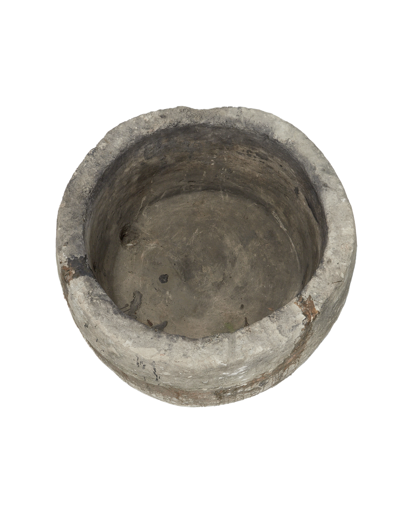 Vintage Limestone Trough - Round from Indonesia - Planters, Fountains, & Water Features