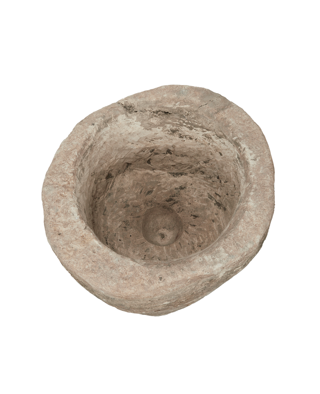 Vintage Limestone Trough - Round from Indonesia - Planters, Fountains, & Water Features