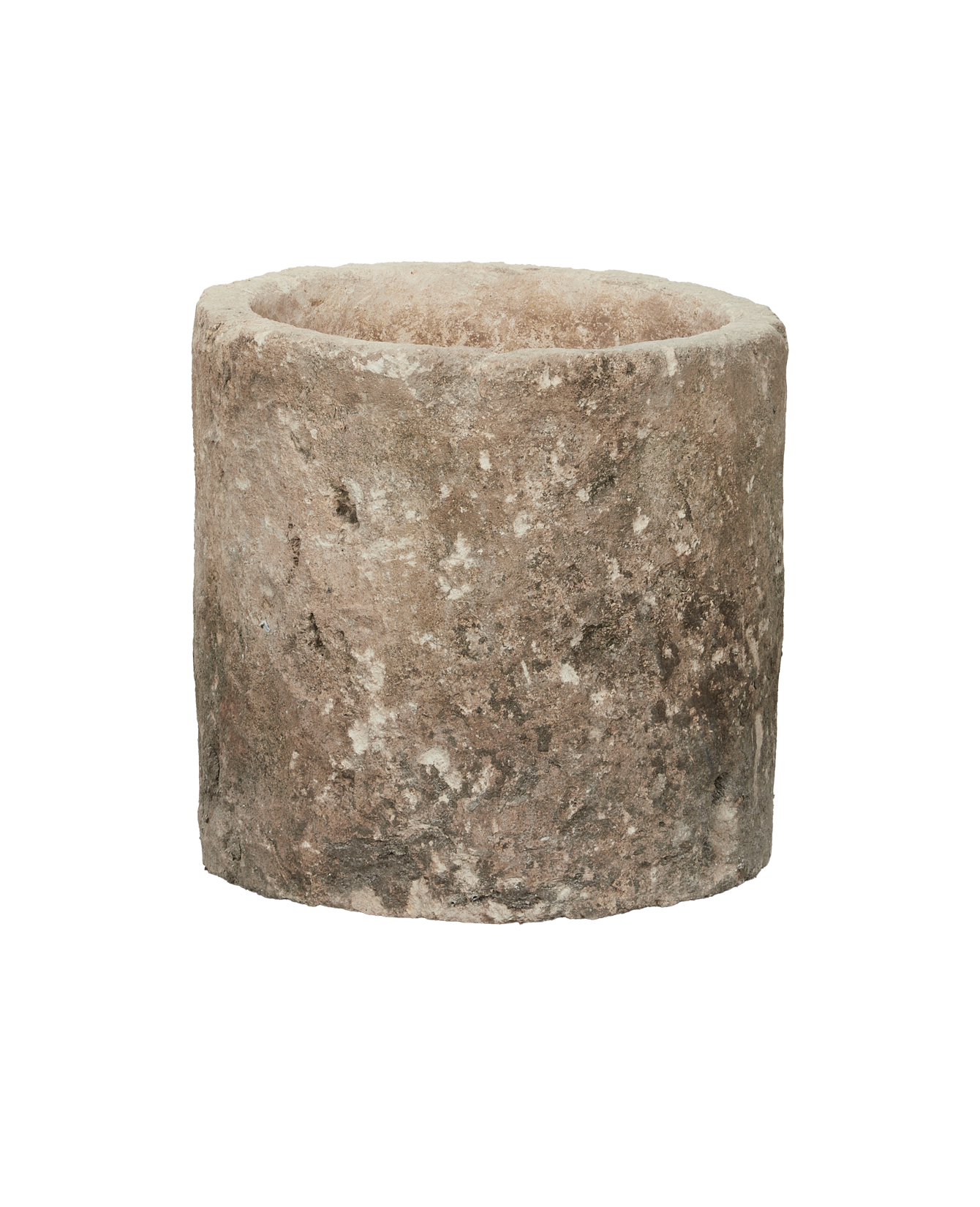 Vintage Limestone Trough - Round from Indonesia - Planters, Fountains, & Water Features