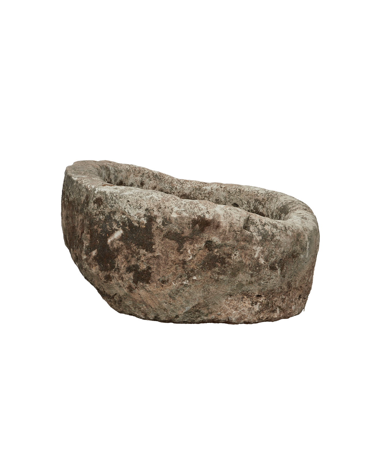 Vintage Limestone Trough - Round from Indonesia - Planters, Fountains, & Water Features
